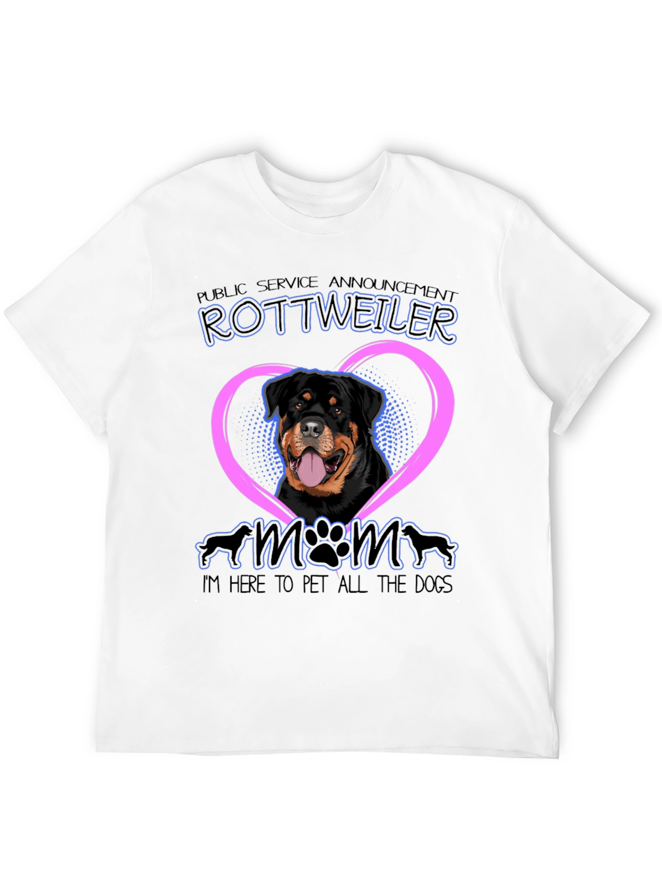 Rottweiler Mom T-Shirt - Dog Lover Tee