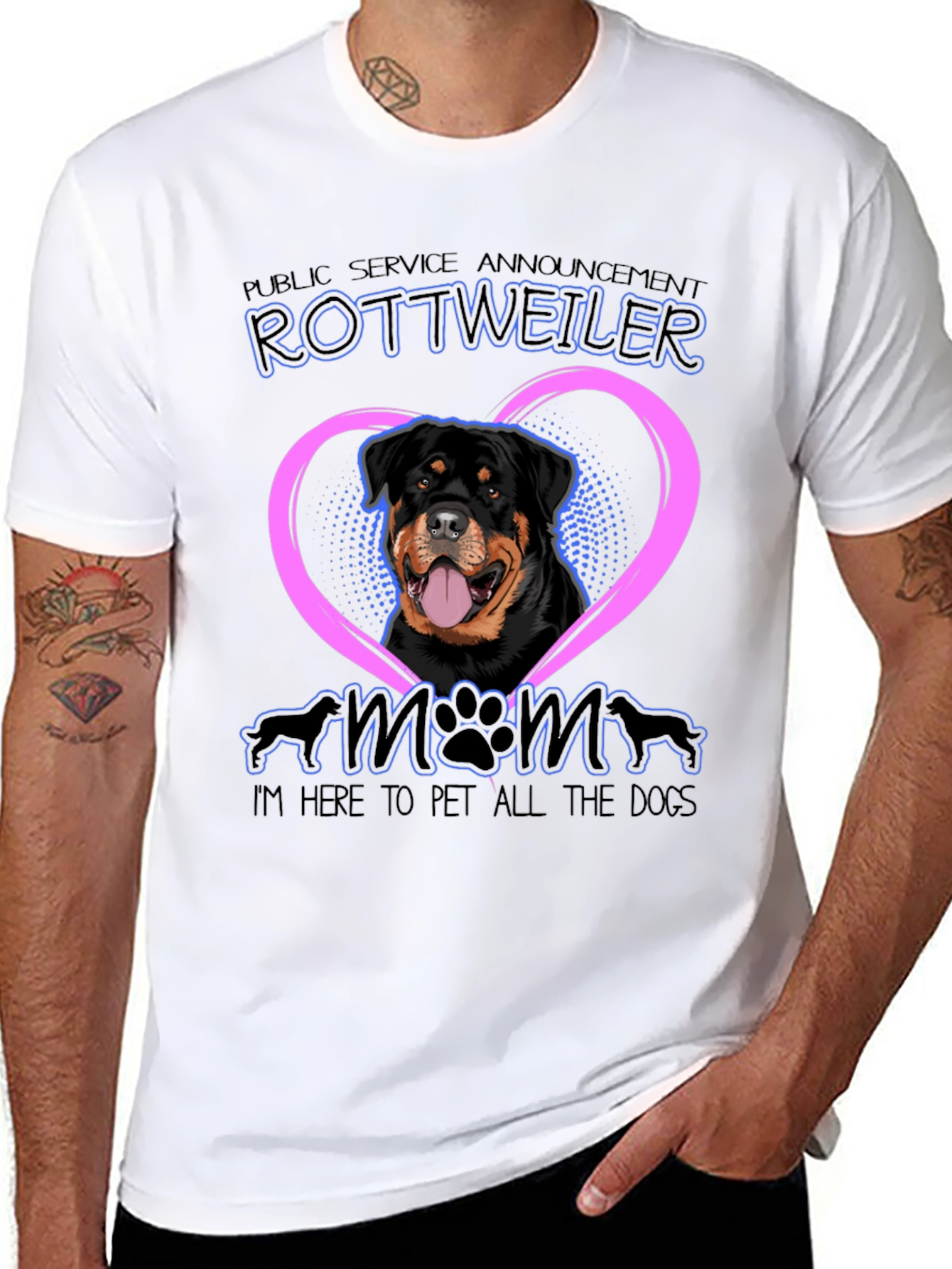 Rottweiler Mom T-Shirt - Dog Lover Tee