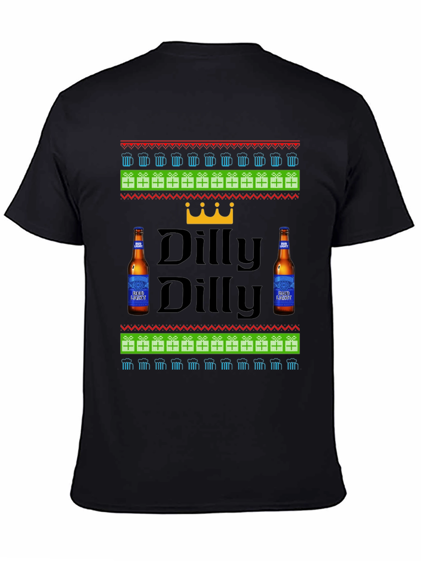 Dilly Dilly Beer Ugly Christmas T-Shirt