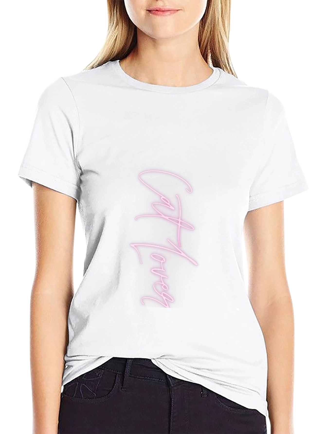 Cat Lover Black T-Shirt