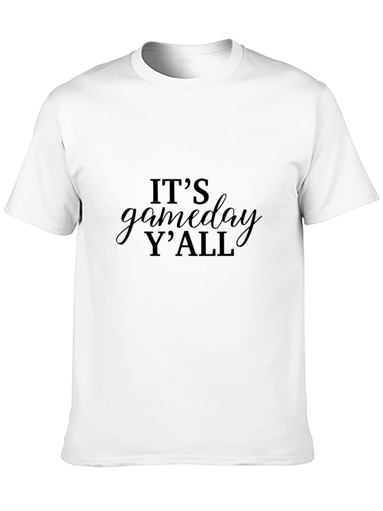 Its Gameday Yall Black T-Shirt