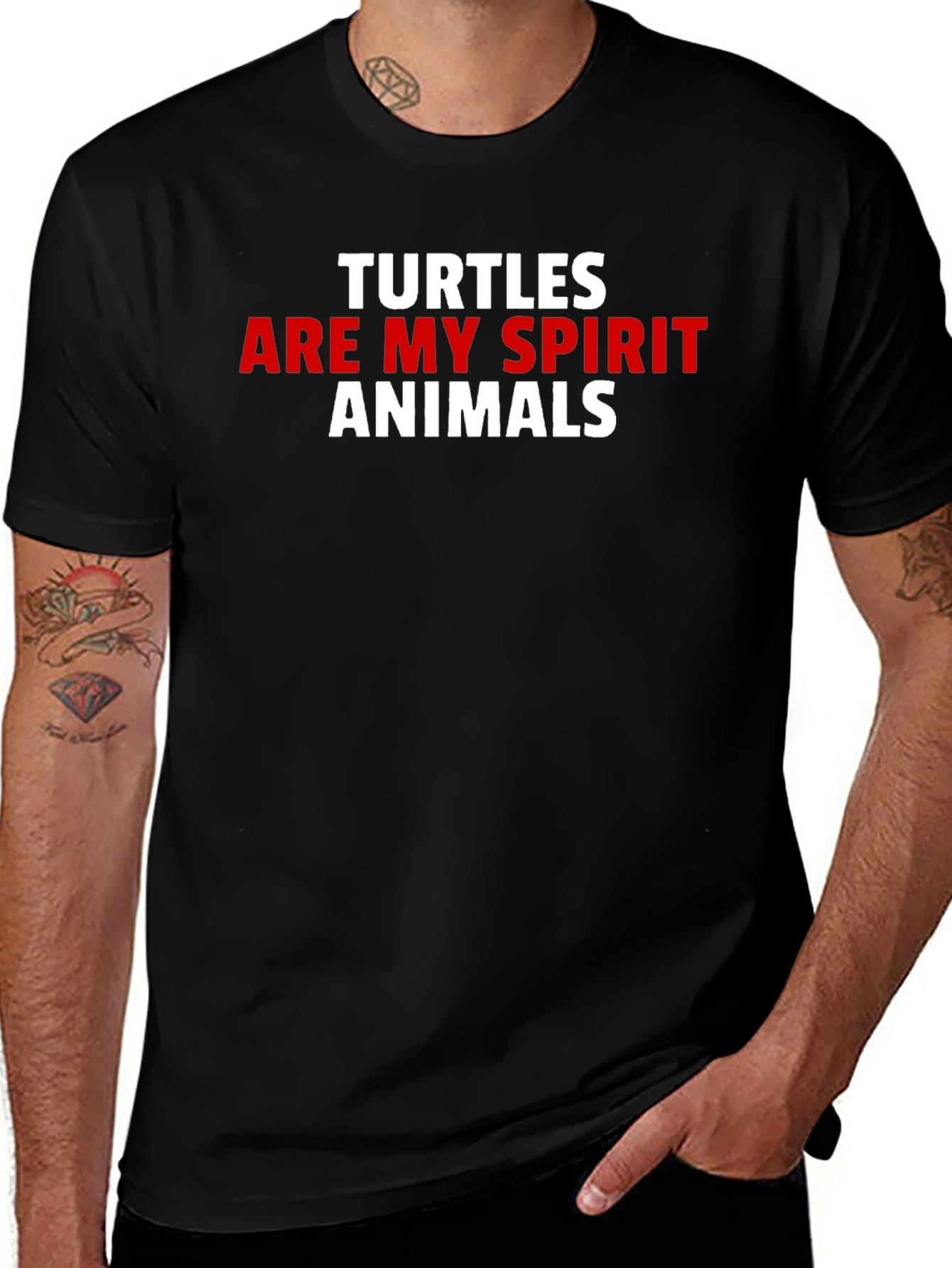 Turtle Spirit Animal Graphic Tee