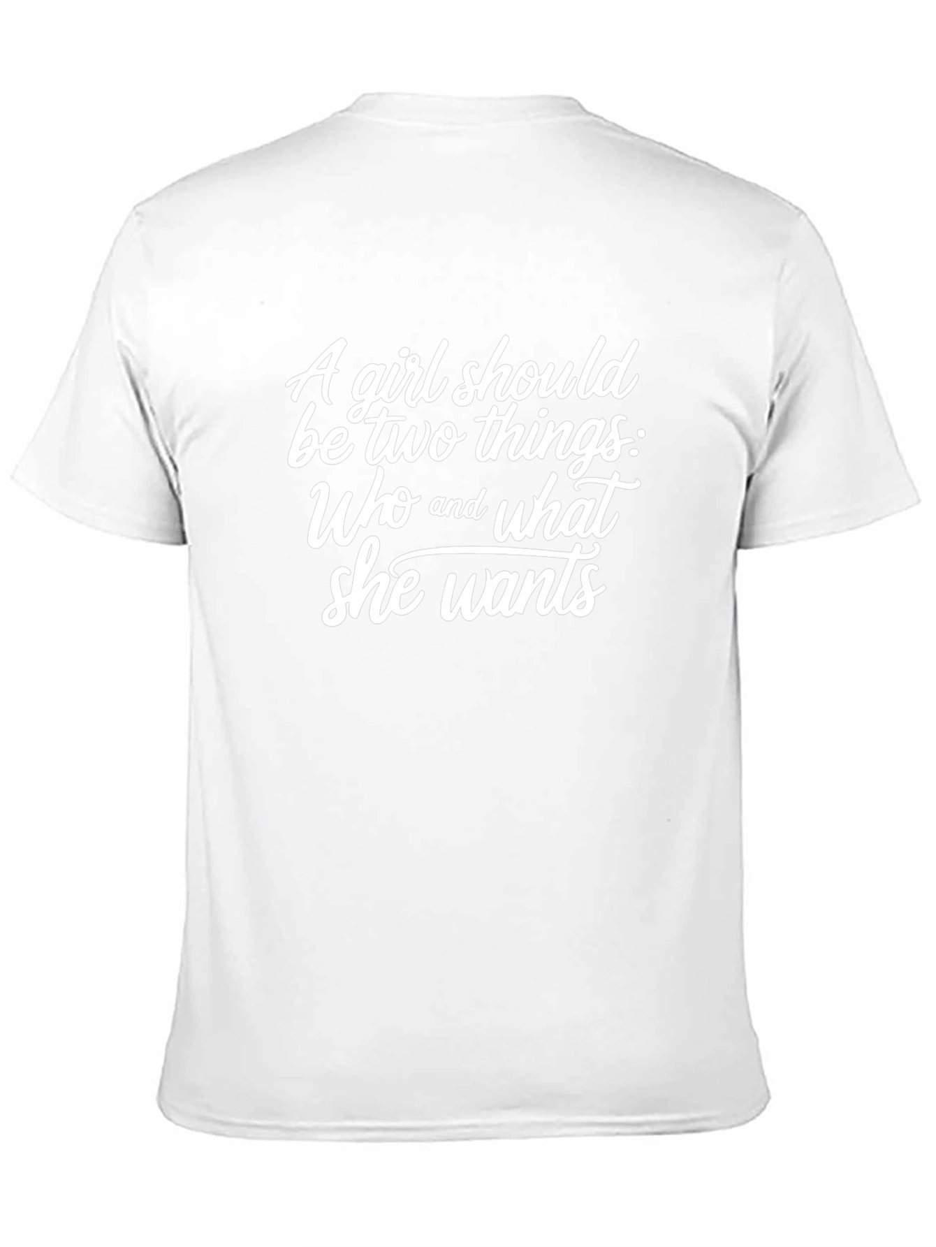 Empowering Womens Tee: Who and What She Wants
