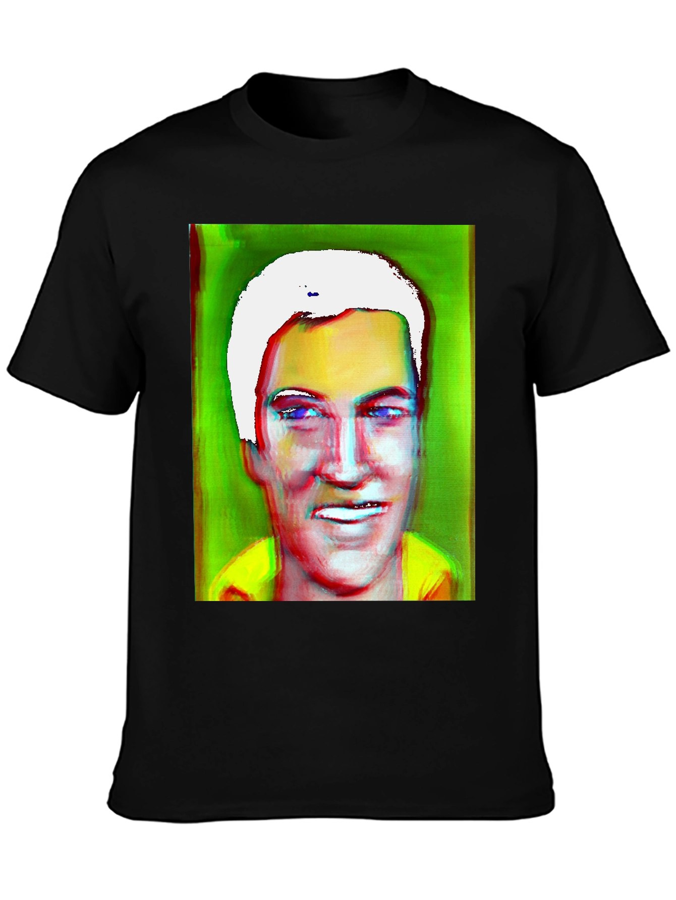 Abstract Portrait T-Shirt: Bold Artistic Tee