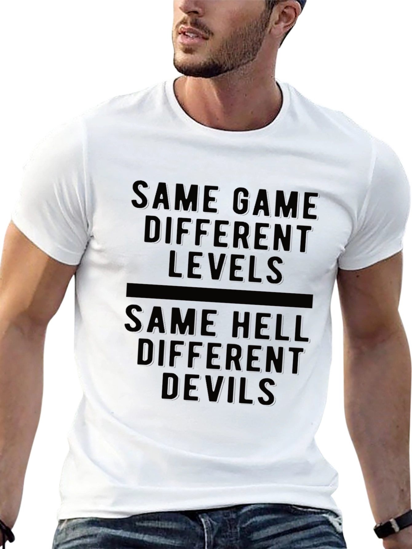 Same Game Different Levels Graphic Tee