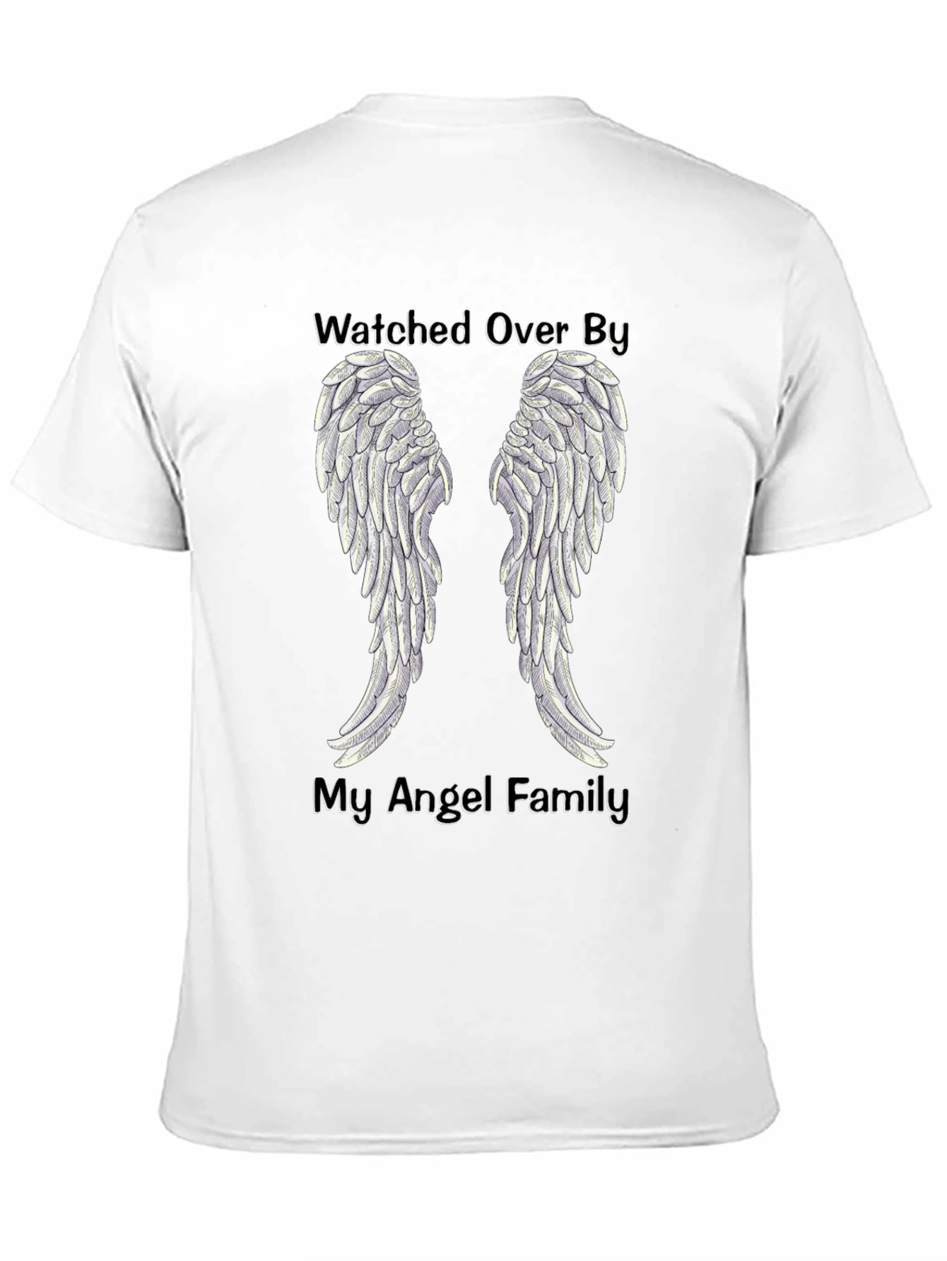 Watched Over By My Angel Family T-Shirt
