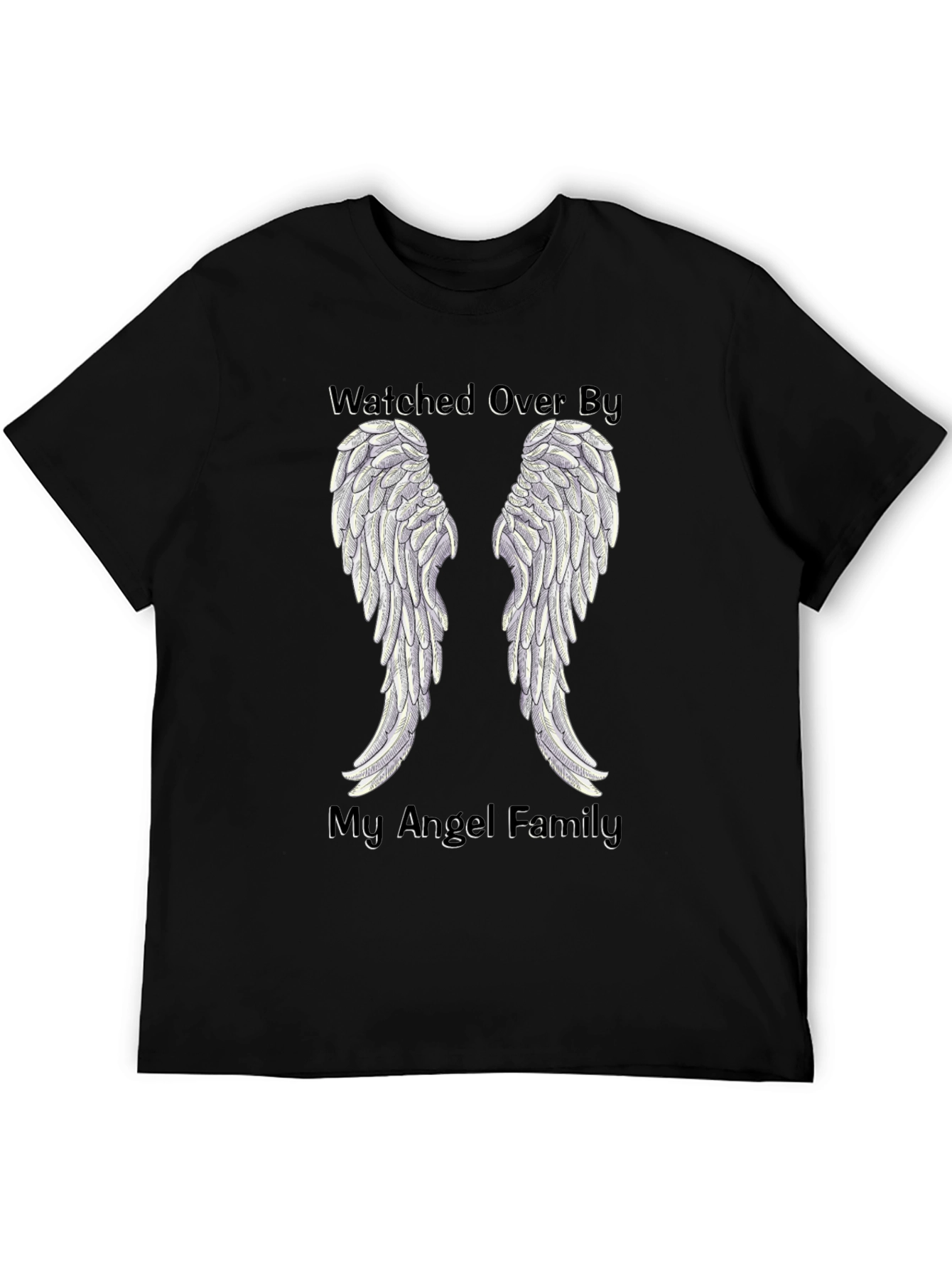Watched Over By My Angel Family T-Shirt