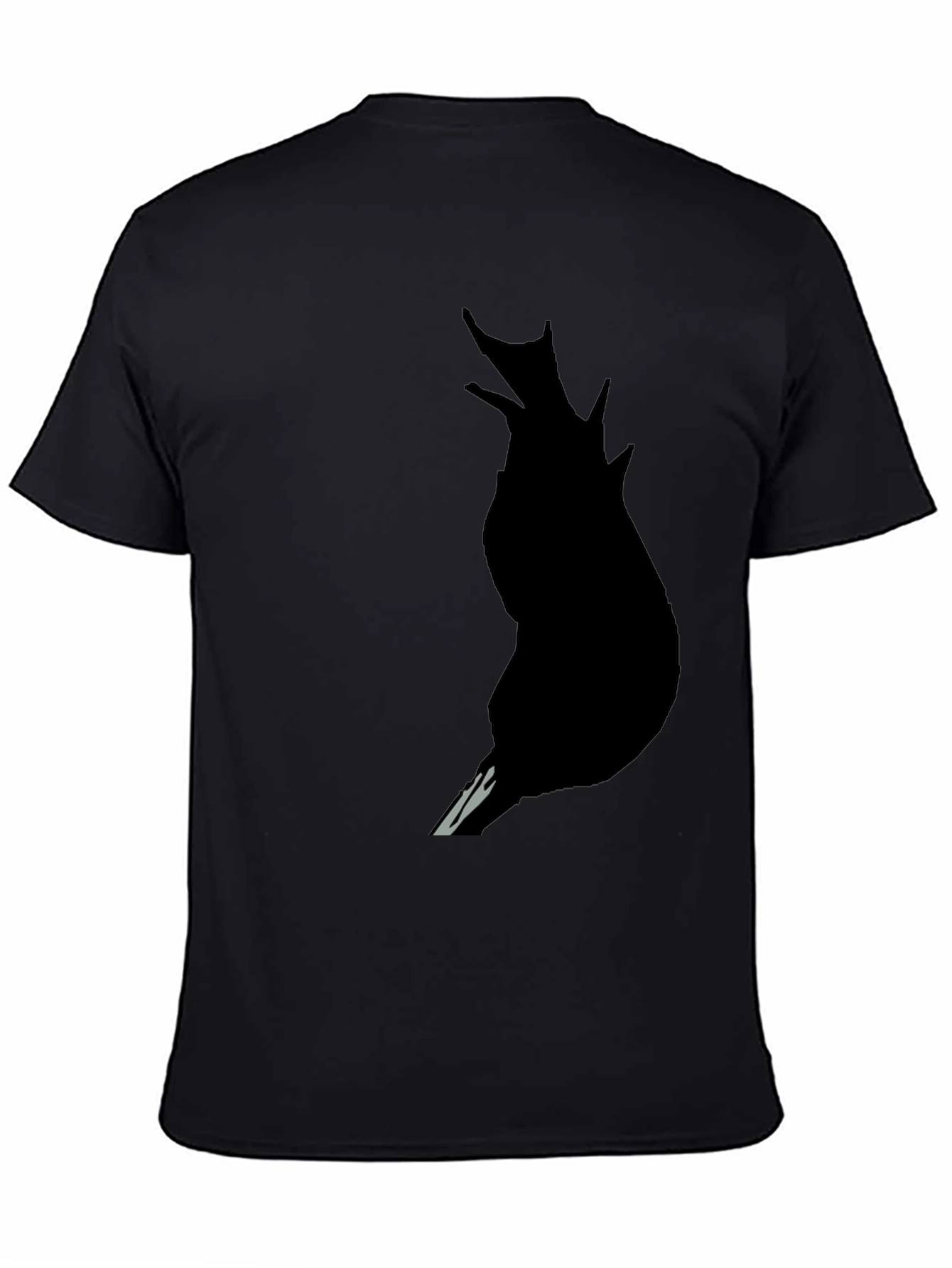 Raven Silhouette Black T-Shirt - Mens Graphic Tee