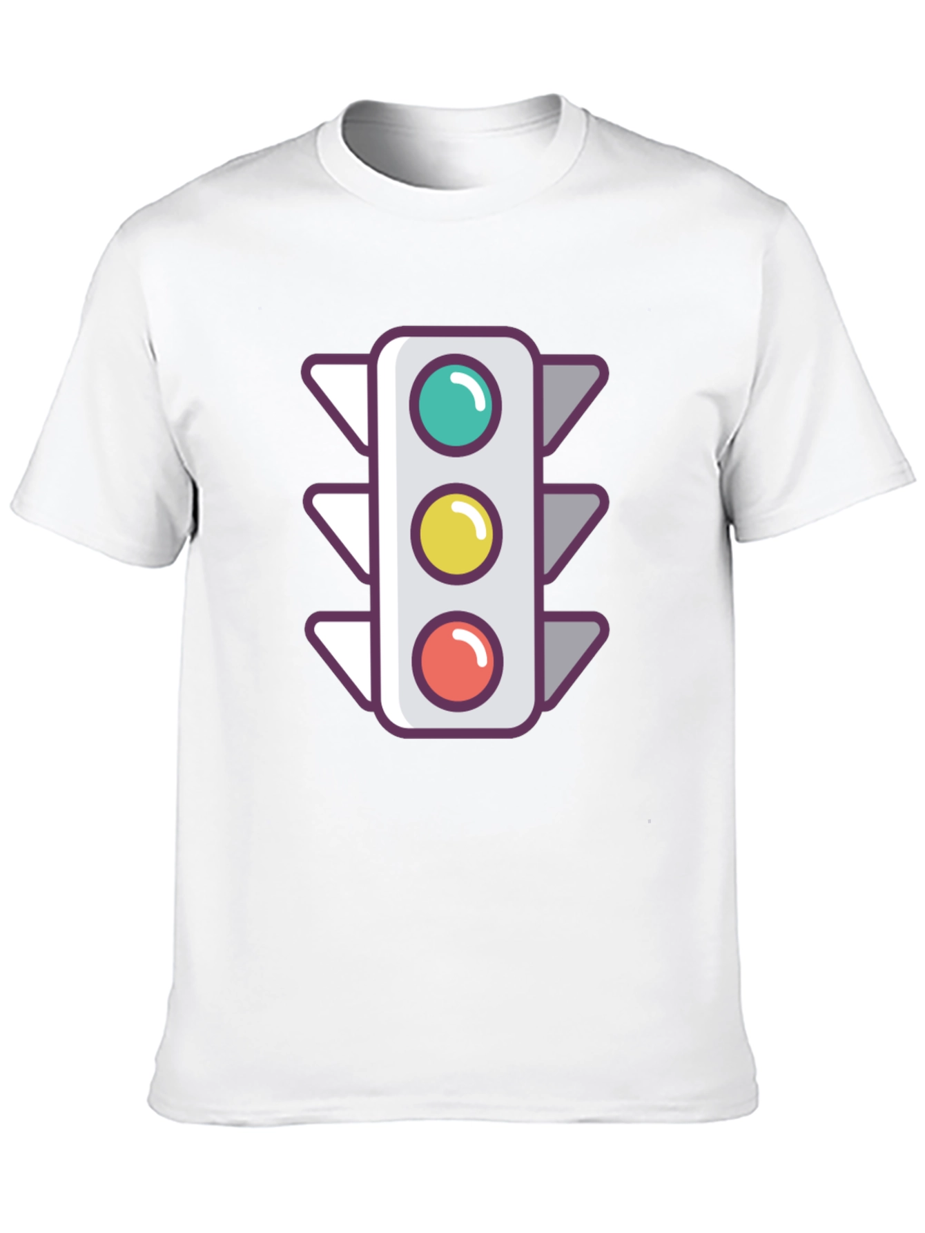 Traffic Light Graphic Tee - Street Style Shirt