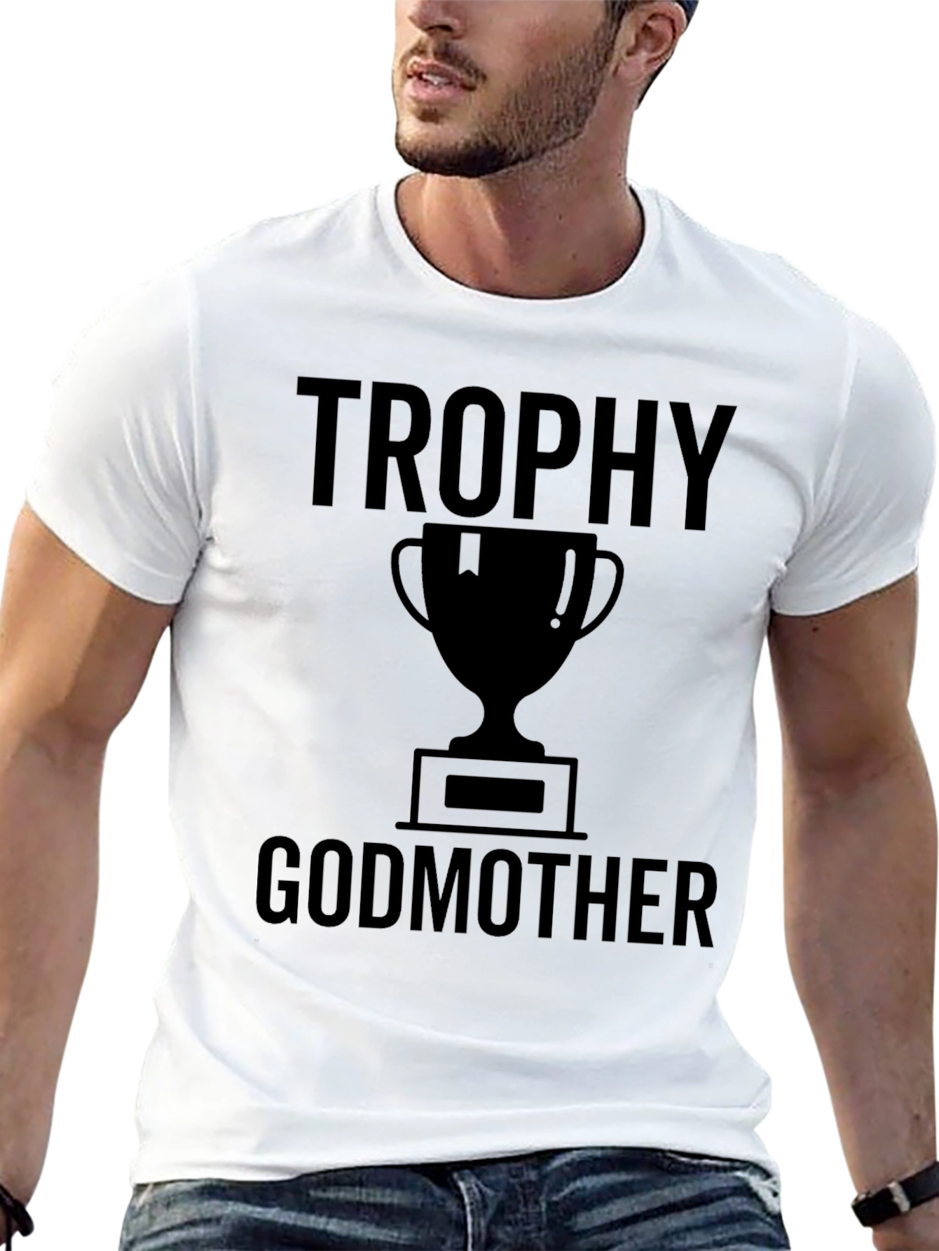 Trophy Godmother Graphic T-Shirt - Black