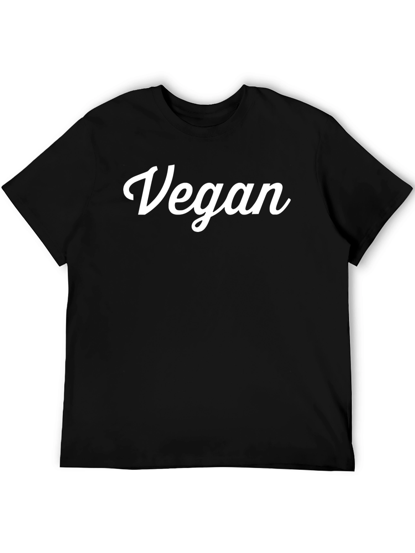 Vegan Statement T-Shirt - Bold White Print