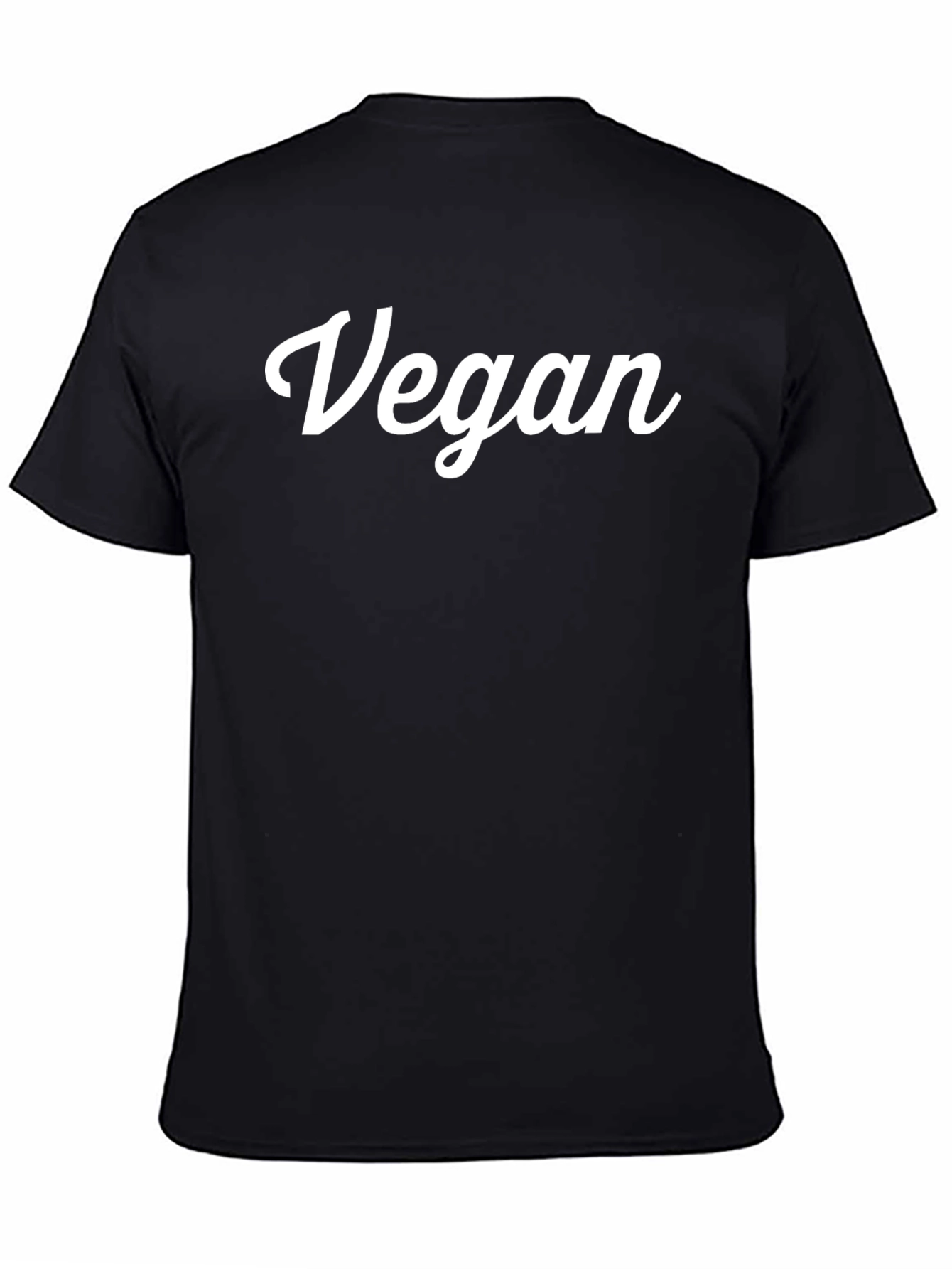 Vegan Statement T-Shirt - Bold White Print