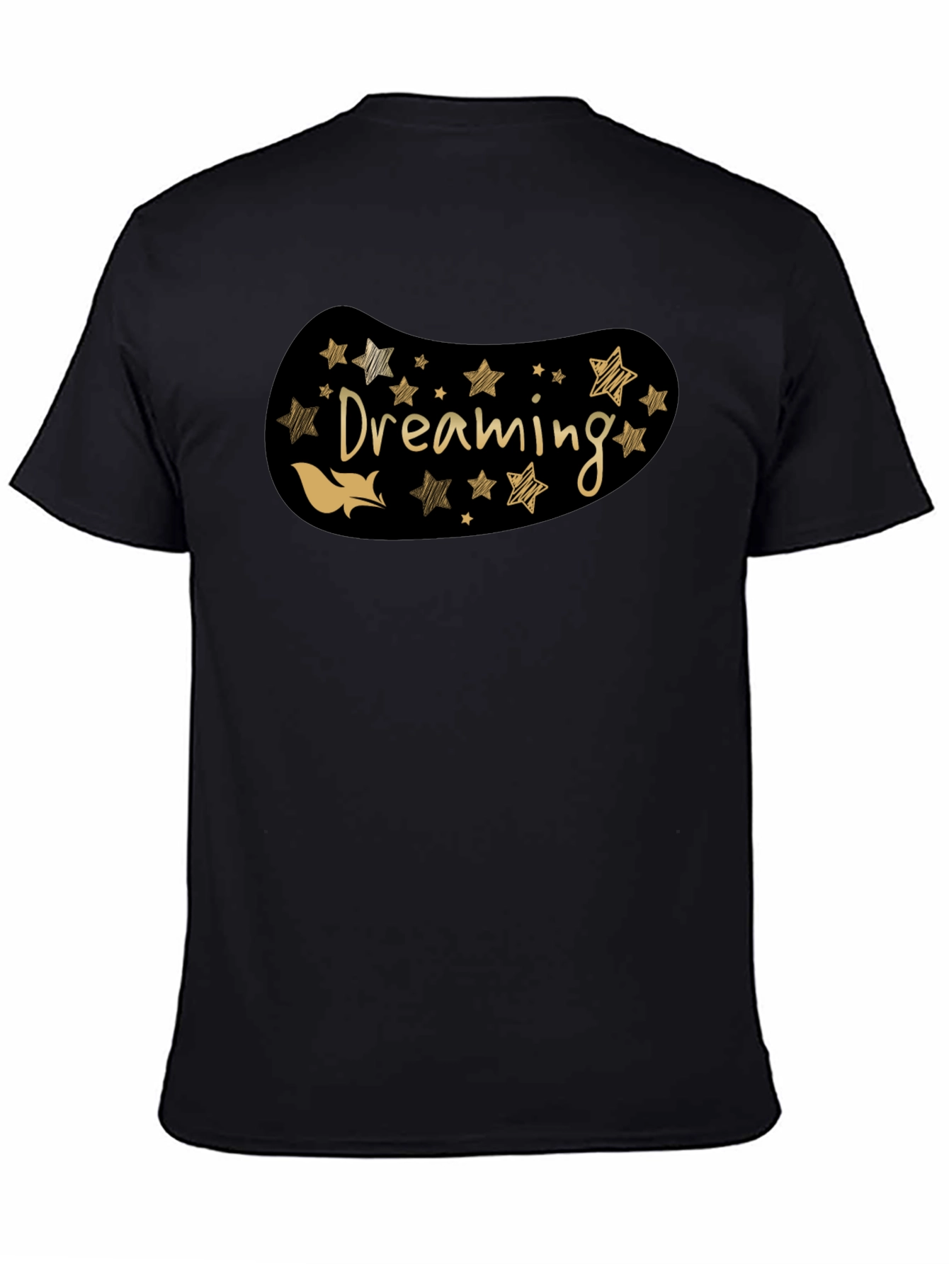 Dreaming Graphic Tee - Stylish Black T-Shirt