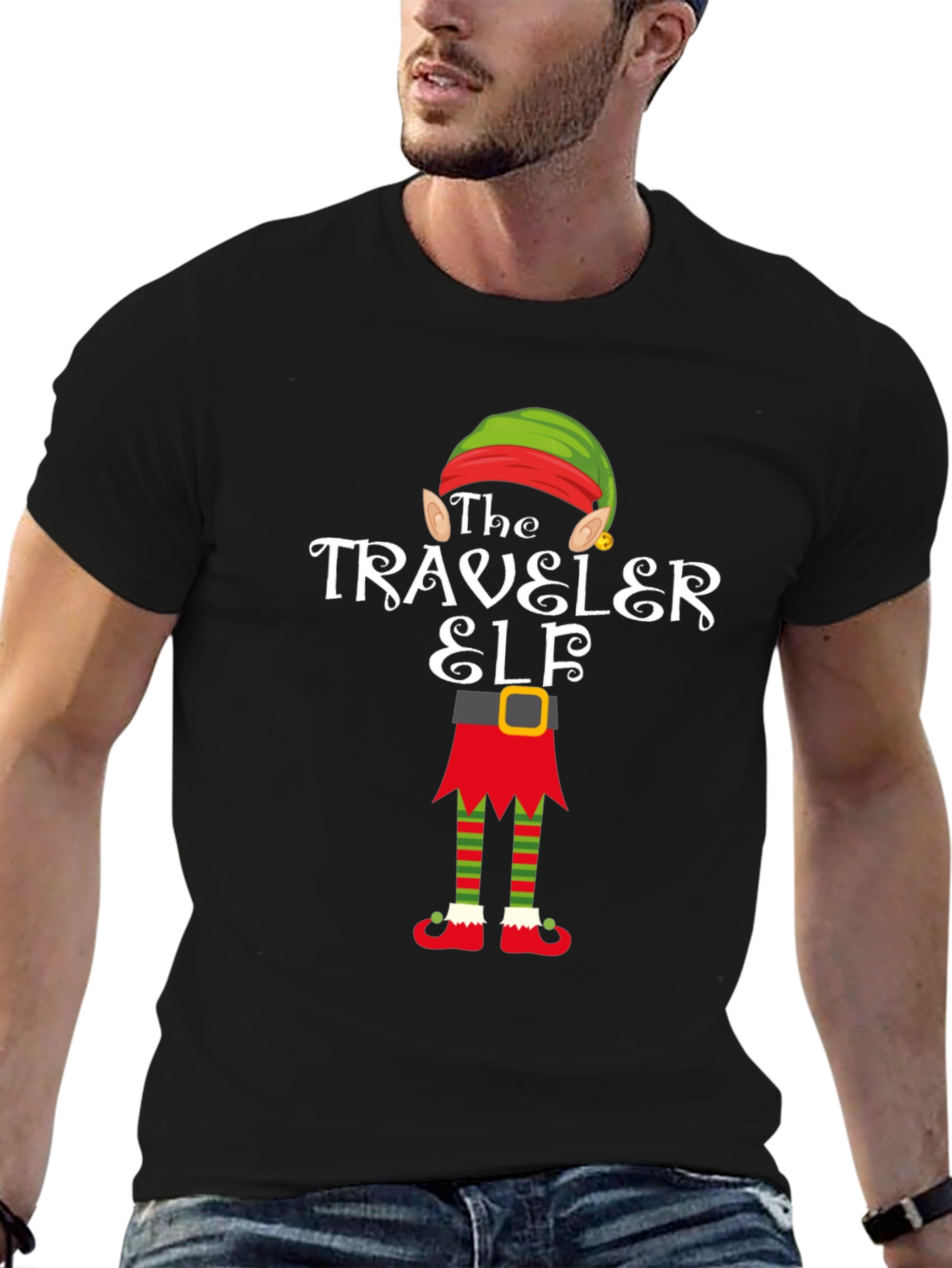 The Traveler Elf Christmas T-Shirt