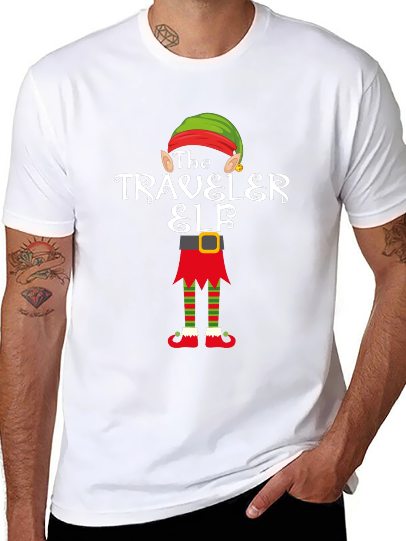 The Traveler Elf Christmas T-Shirt