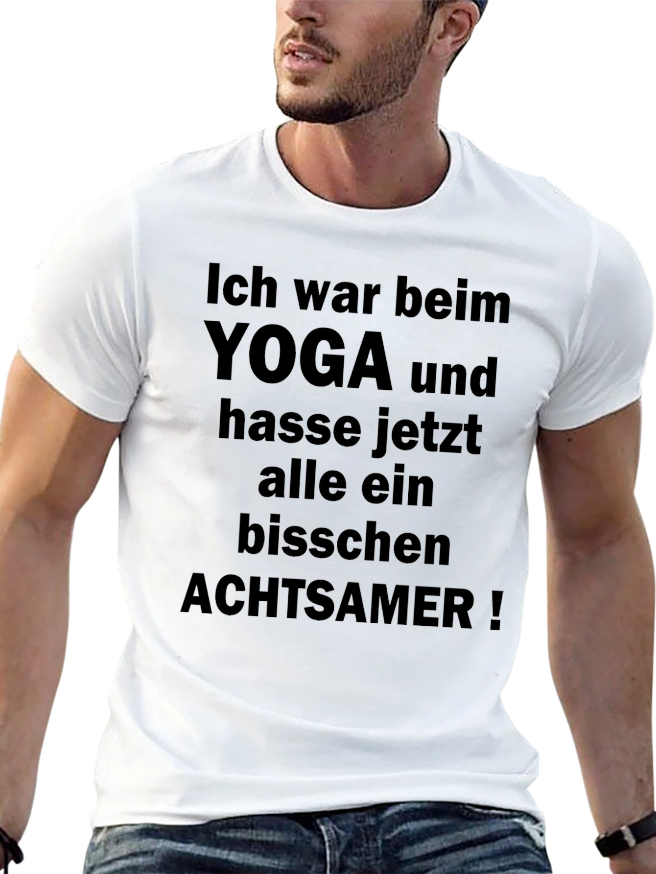 Yoga Humor T-Shirt - Ich war beim Yoga