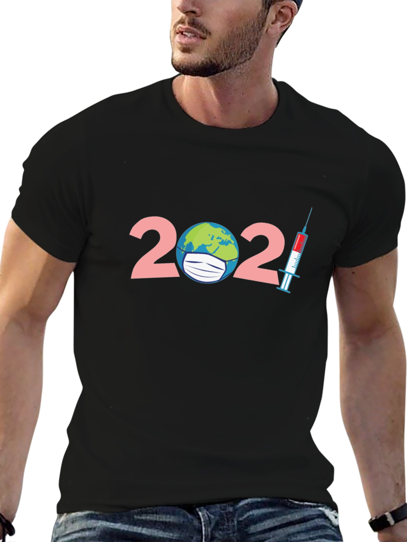 2021 Vaccine Earth T-Shirt