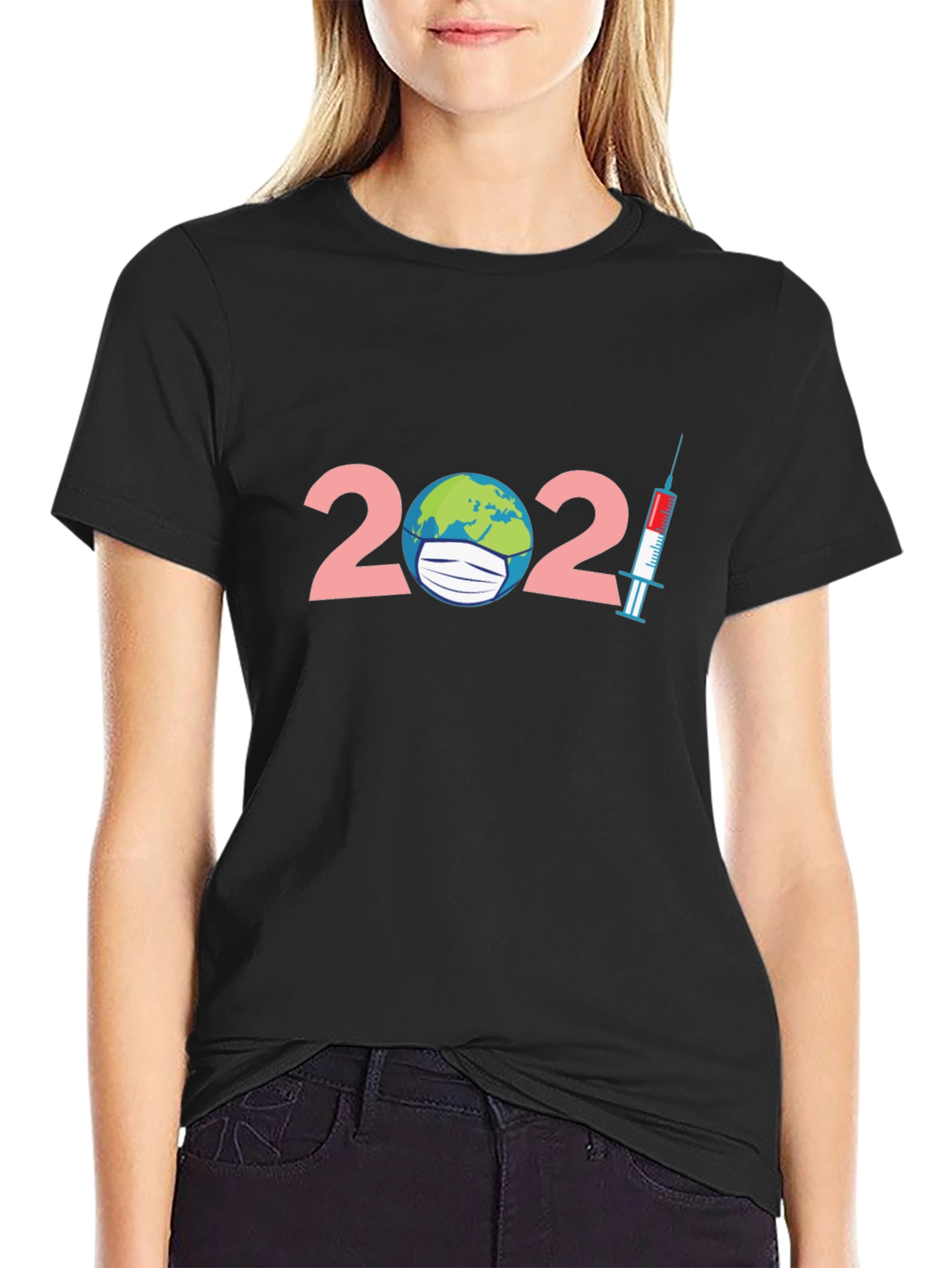 2021 Vaccine Earth T-Shirt