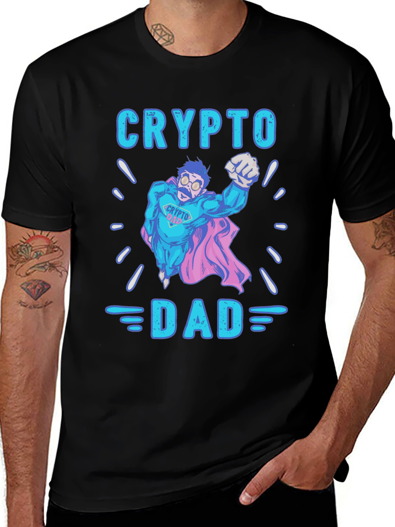 Crypto Dad Graphic T-Shirt