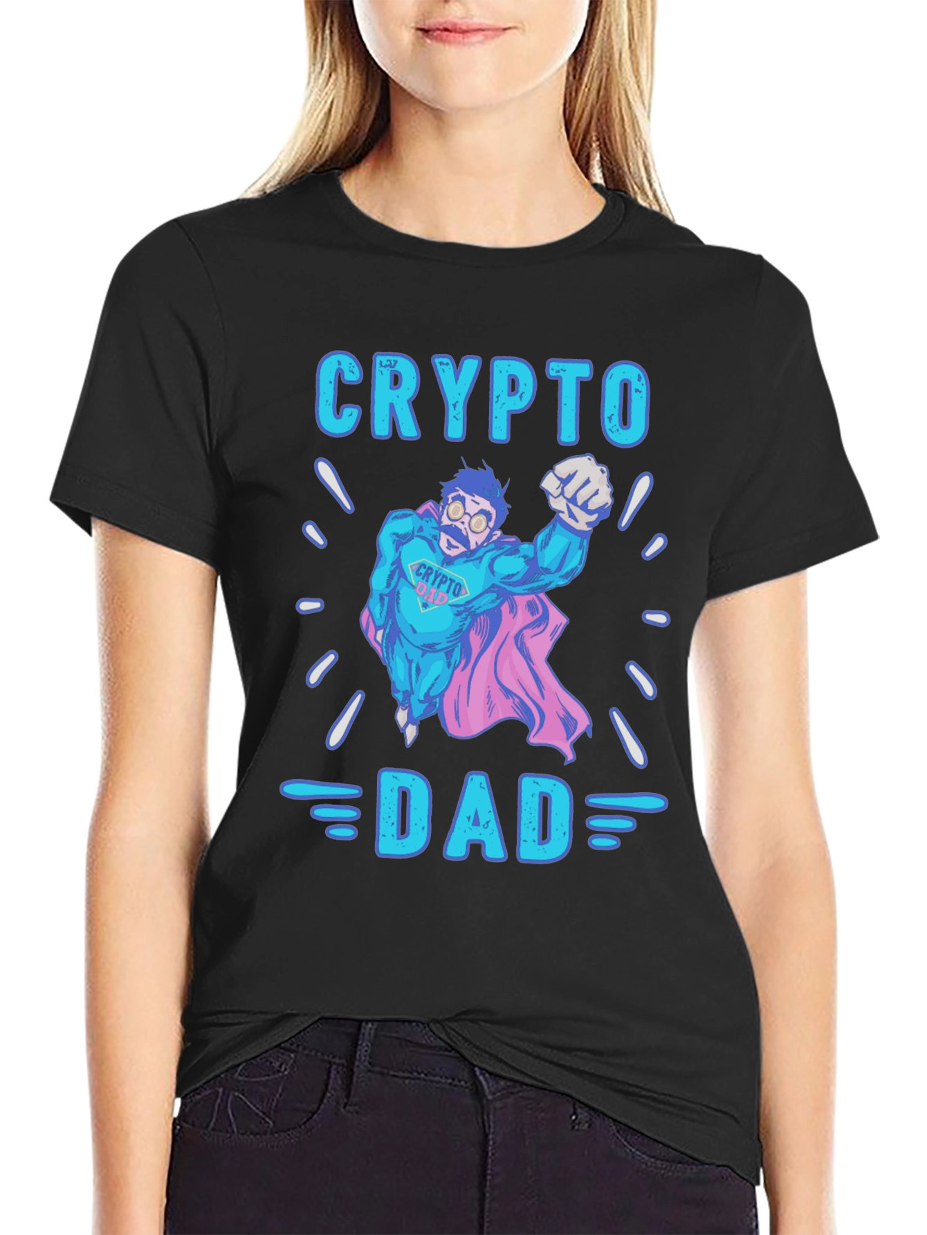 Crypto Dad Graphic T-Shirt