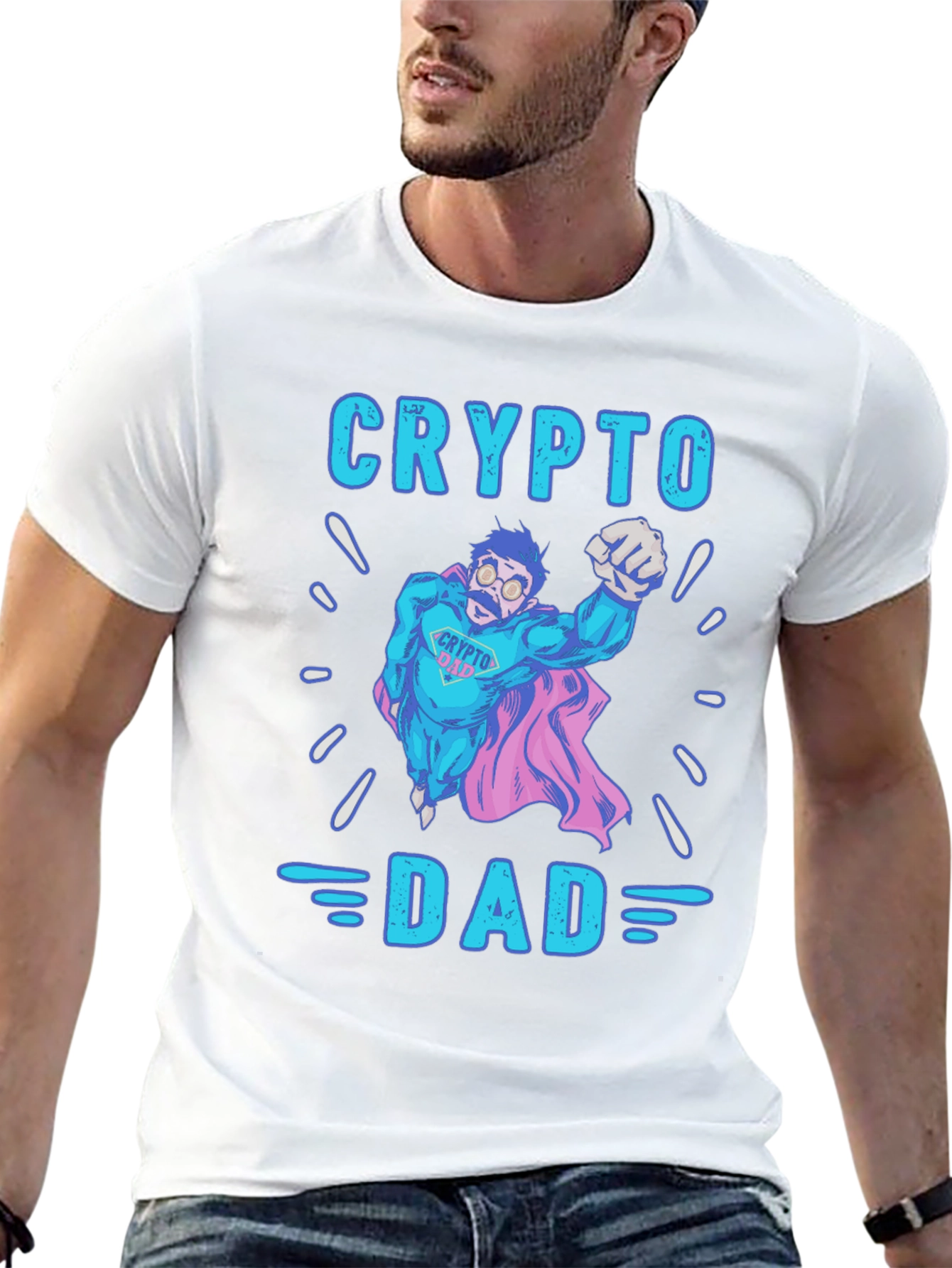 Crypto Dad Graphic T-Shirt