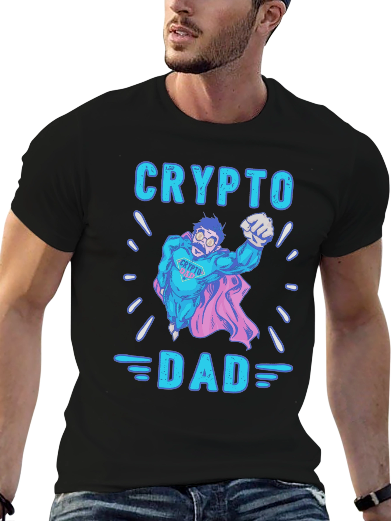 Crypto Dad Graphic T-Shirt