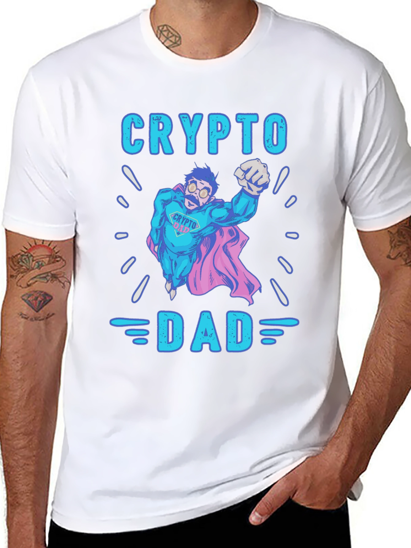 Crypto Dad Graphic T-Shirt