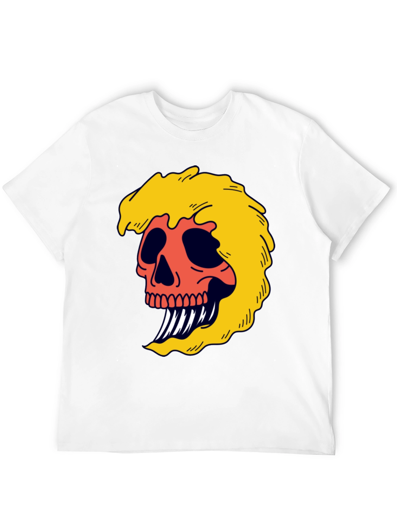 Skull Graphic Tee - Bold & Edgy Black T-Shirt