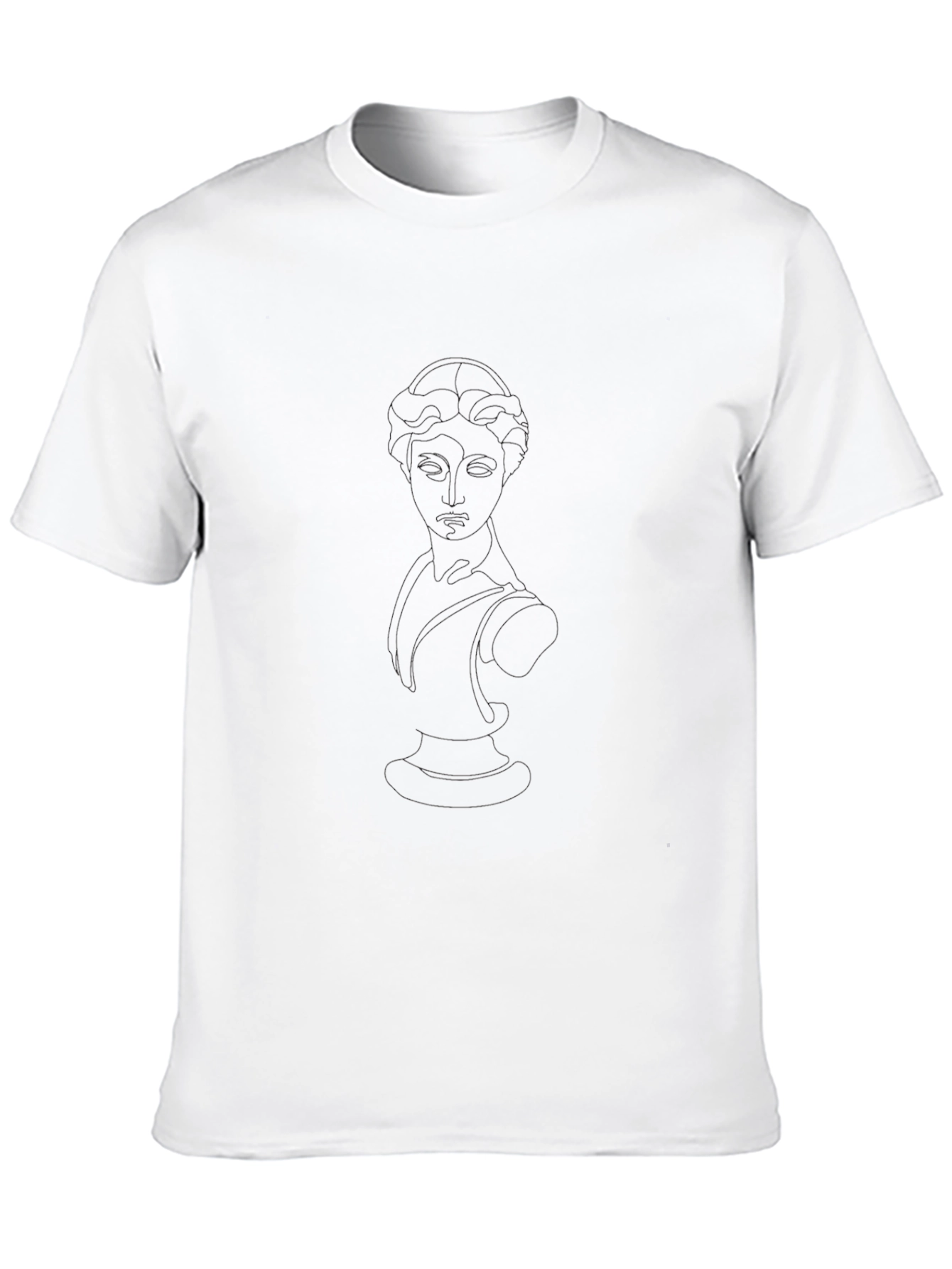 Classic Black Crew Neck T-Shirt - Casual Style