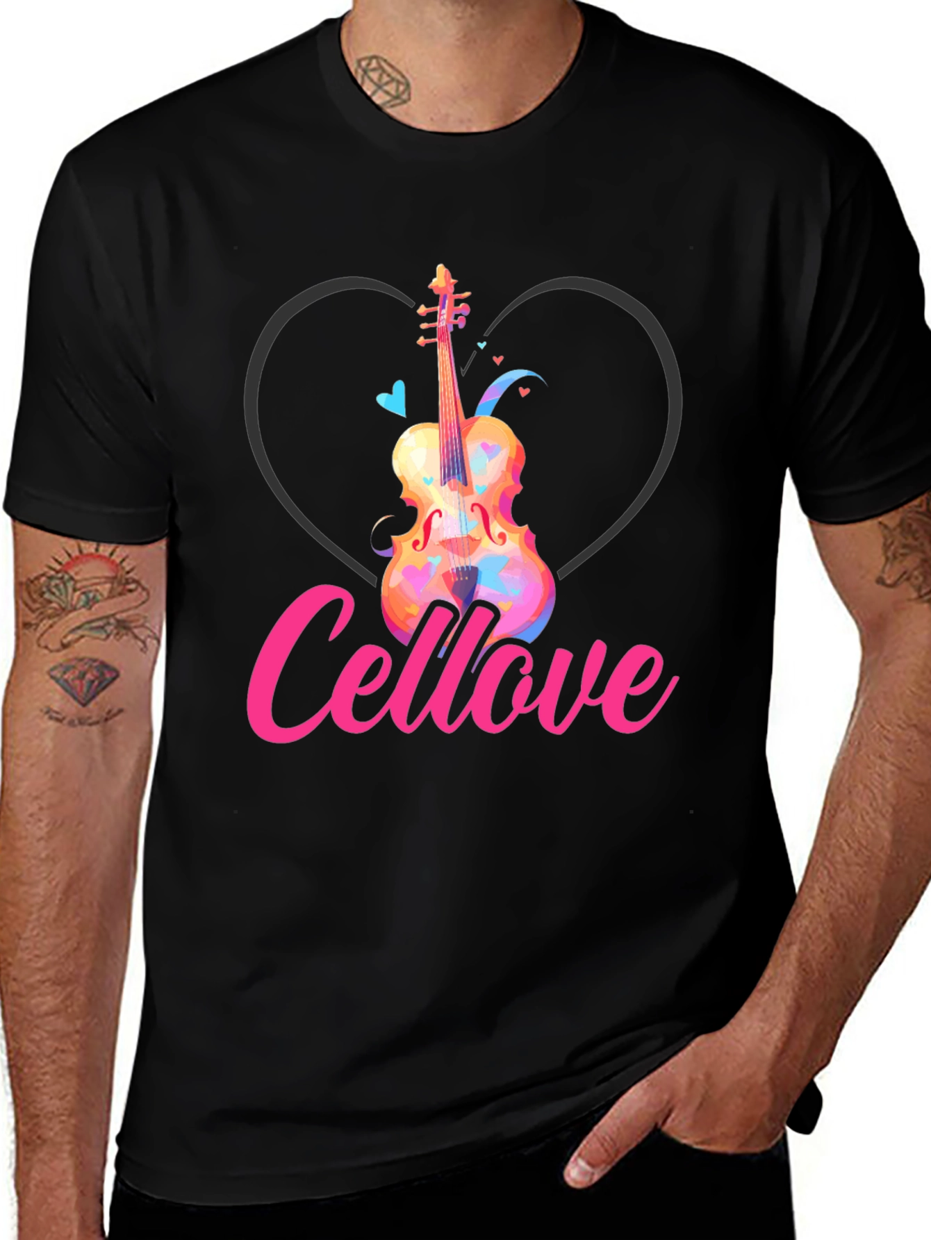 Cello Love Graphic Tee - Musicians Apparel