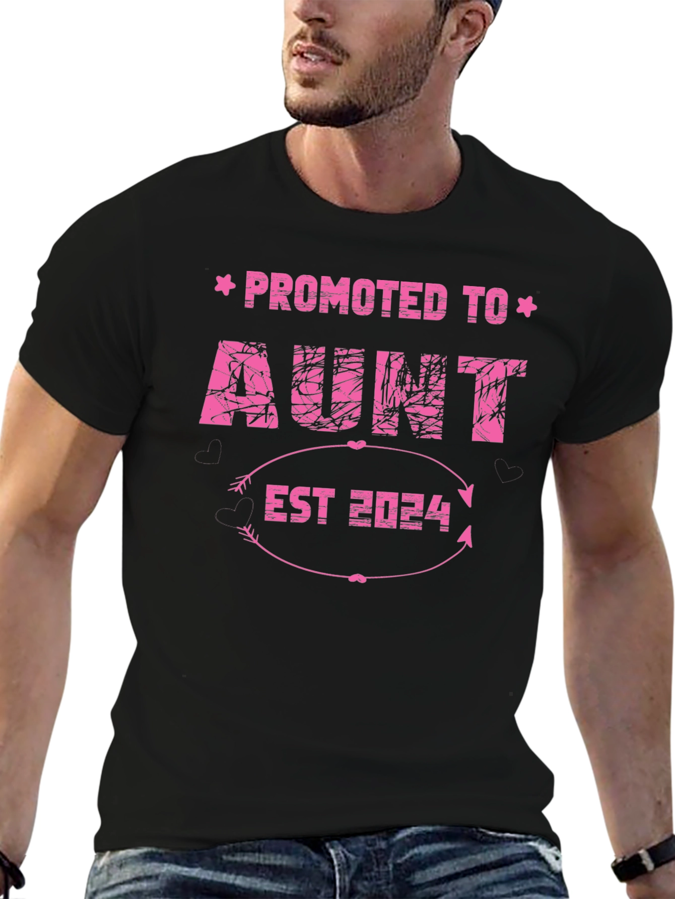 Promoted to Aunt 2024 T-Shirt - New Aunt Gift