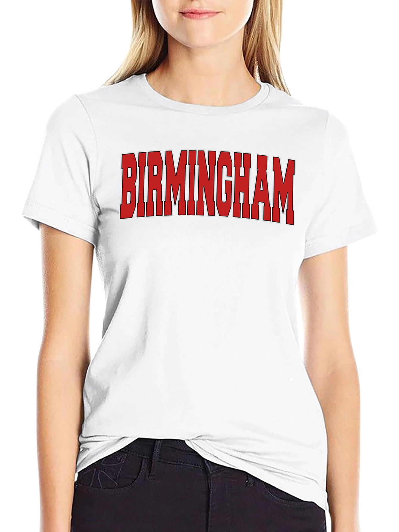 Birmingham Text Graphic T-Shirt