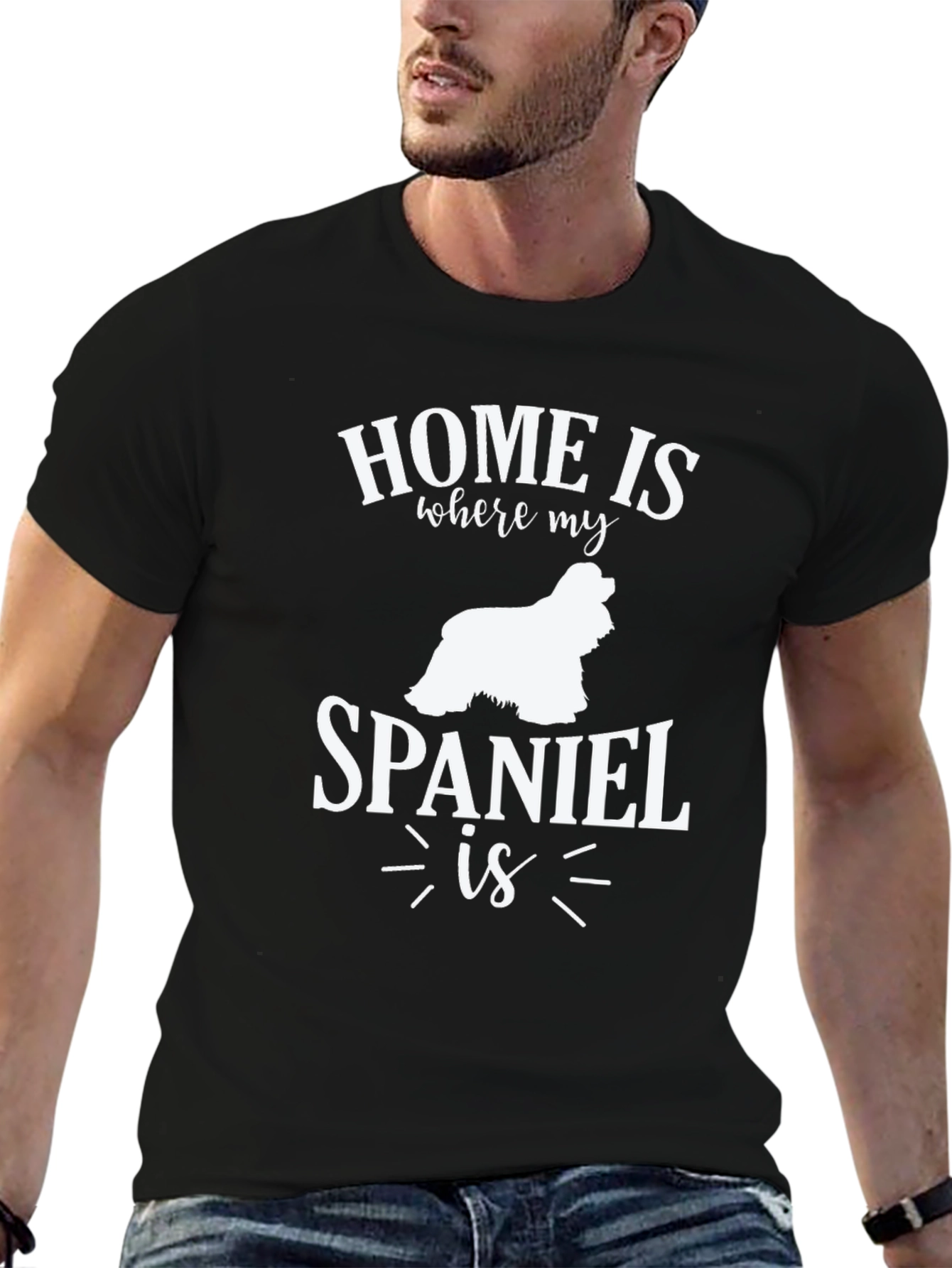 Home is Where My Spaniel Is T-Shirt