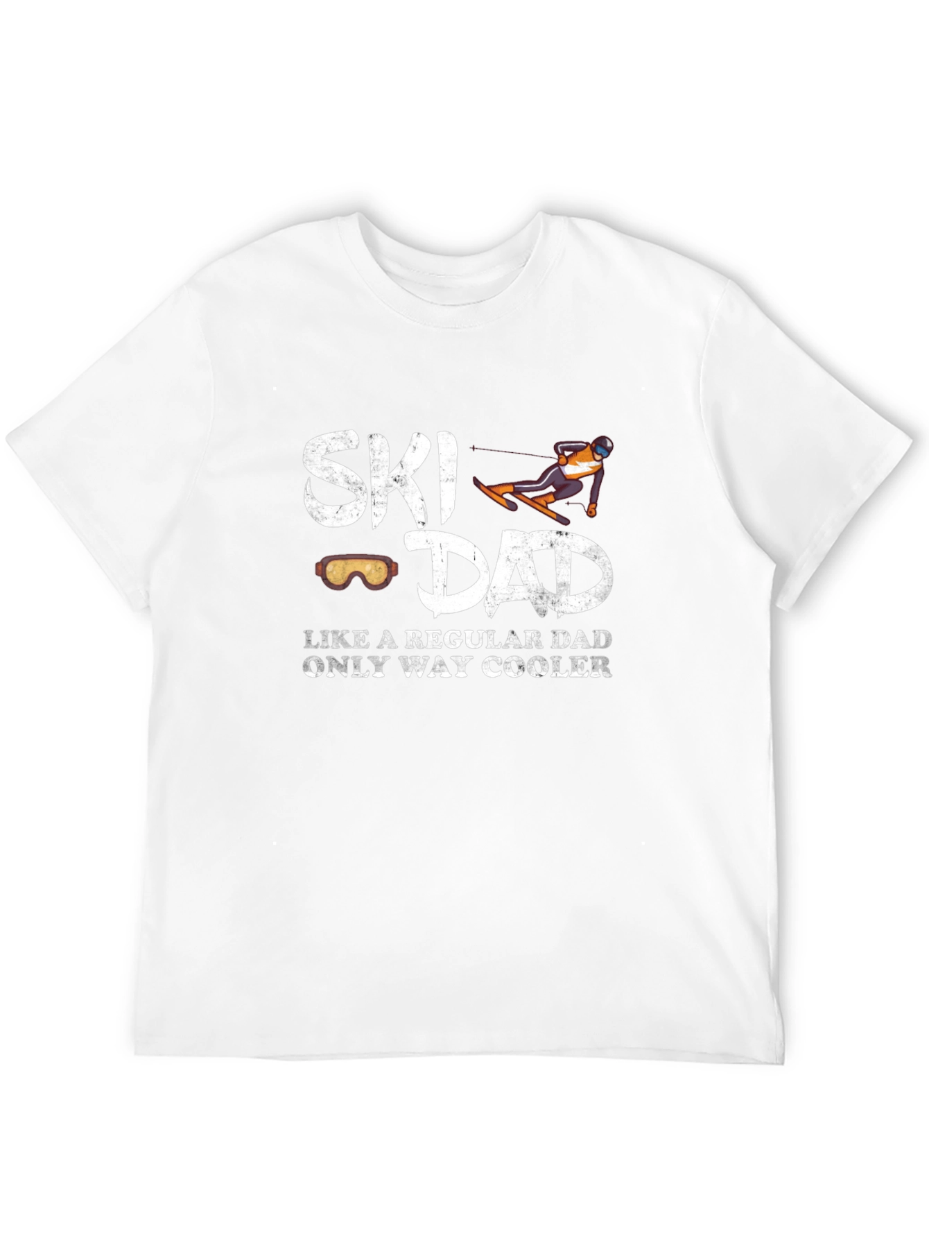 Ski Dad T-Shirt: Cool Skiing Dad Graphic Tee