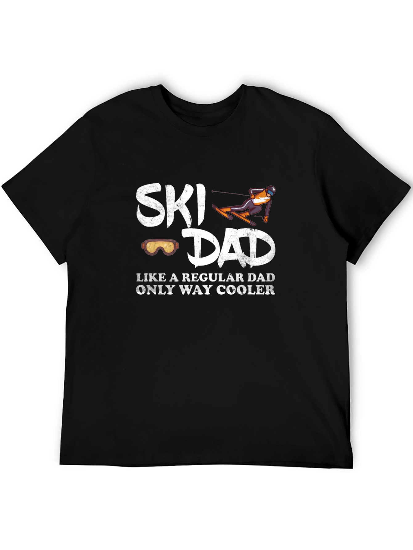 Ski Dad T-Shirt: Cool Skiing Dad Graphic Tee