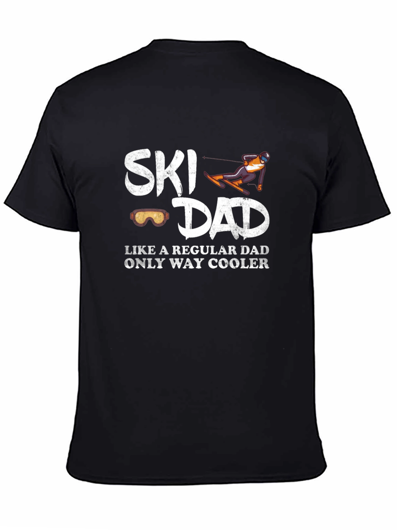 Ski Dad T-Shirt: Cool Skiing Dad Graphic Tee
