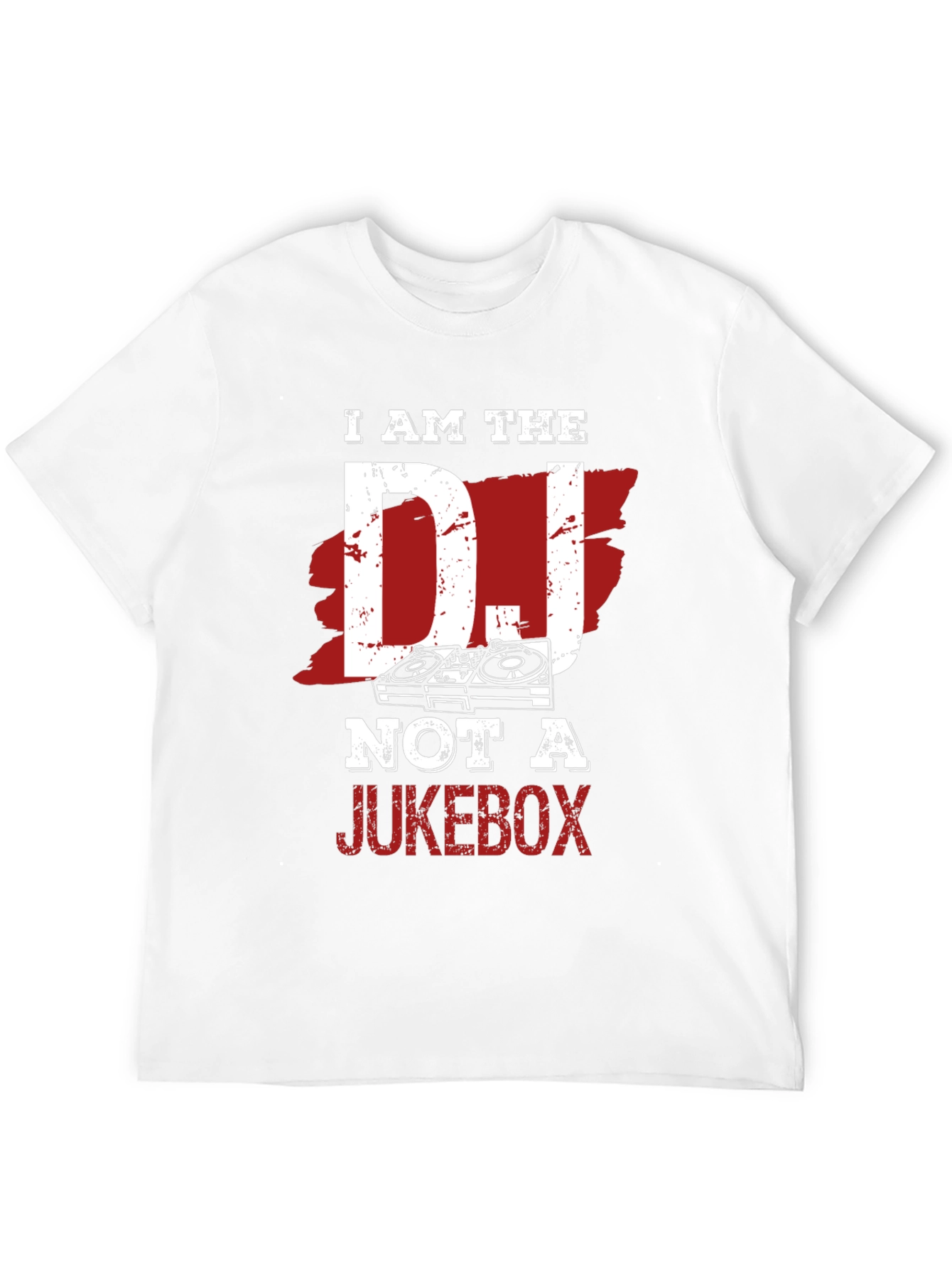 I am the DJ Not a Jukebox Black T-Shirt