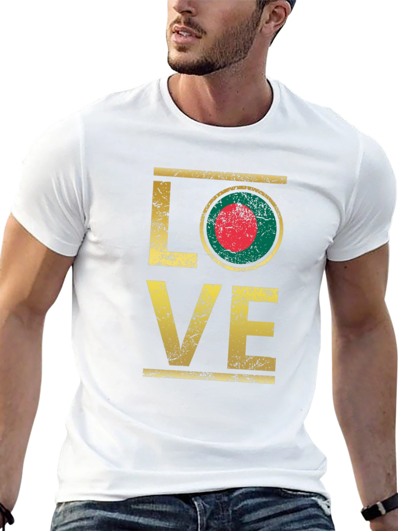 Bangladesh Flag LOVE T-Shirt