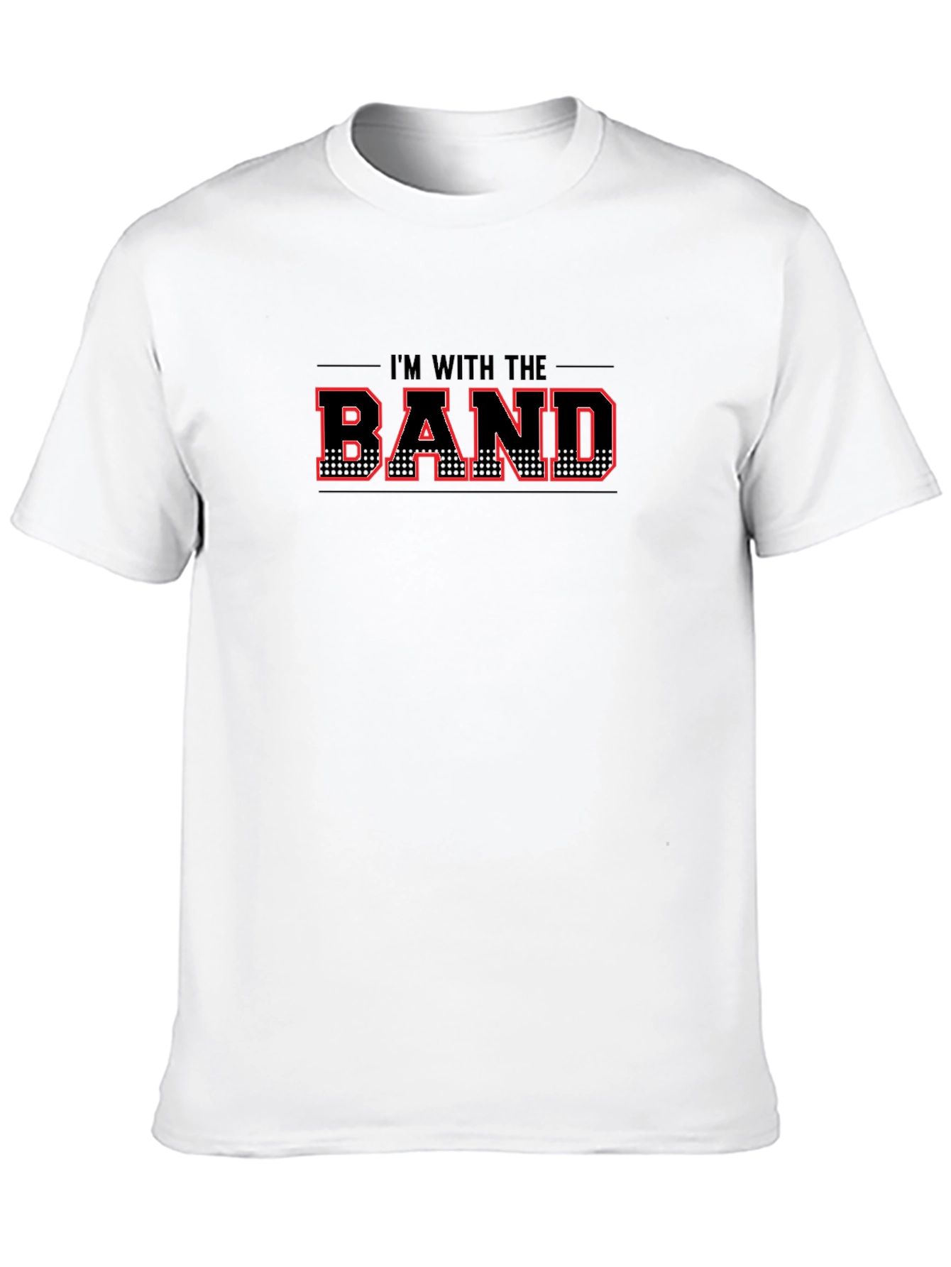 Im With the Band Black Graphic T-Shirt