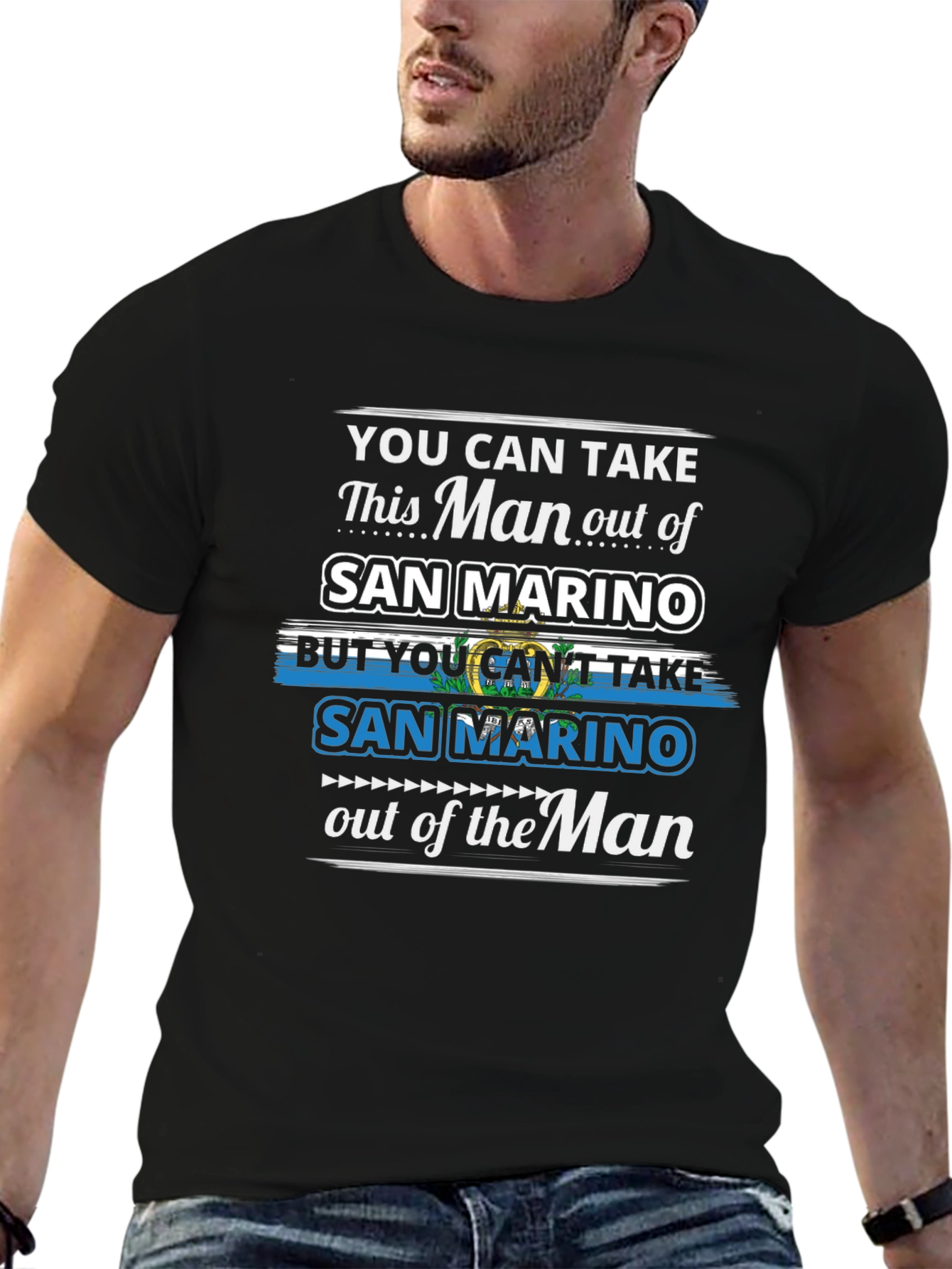 San Marino Pride T-Shirt: Take the Man Out But...