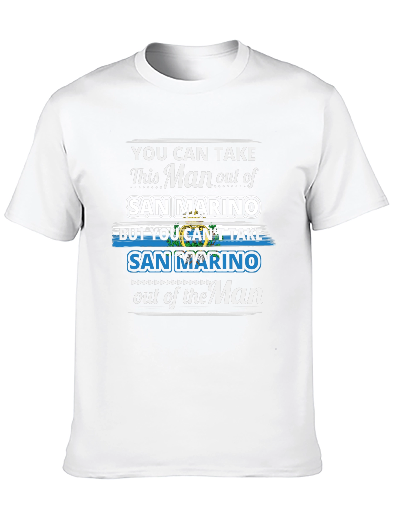 San Marino Pride T-Shirt: Take the Man Out But...