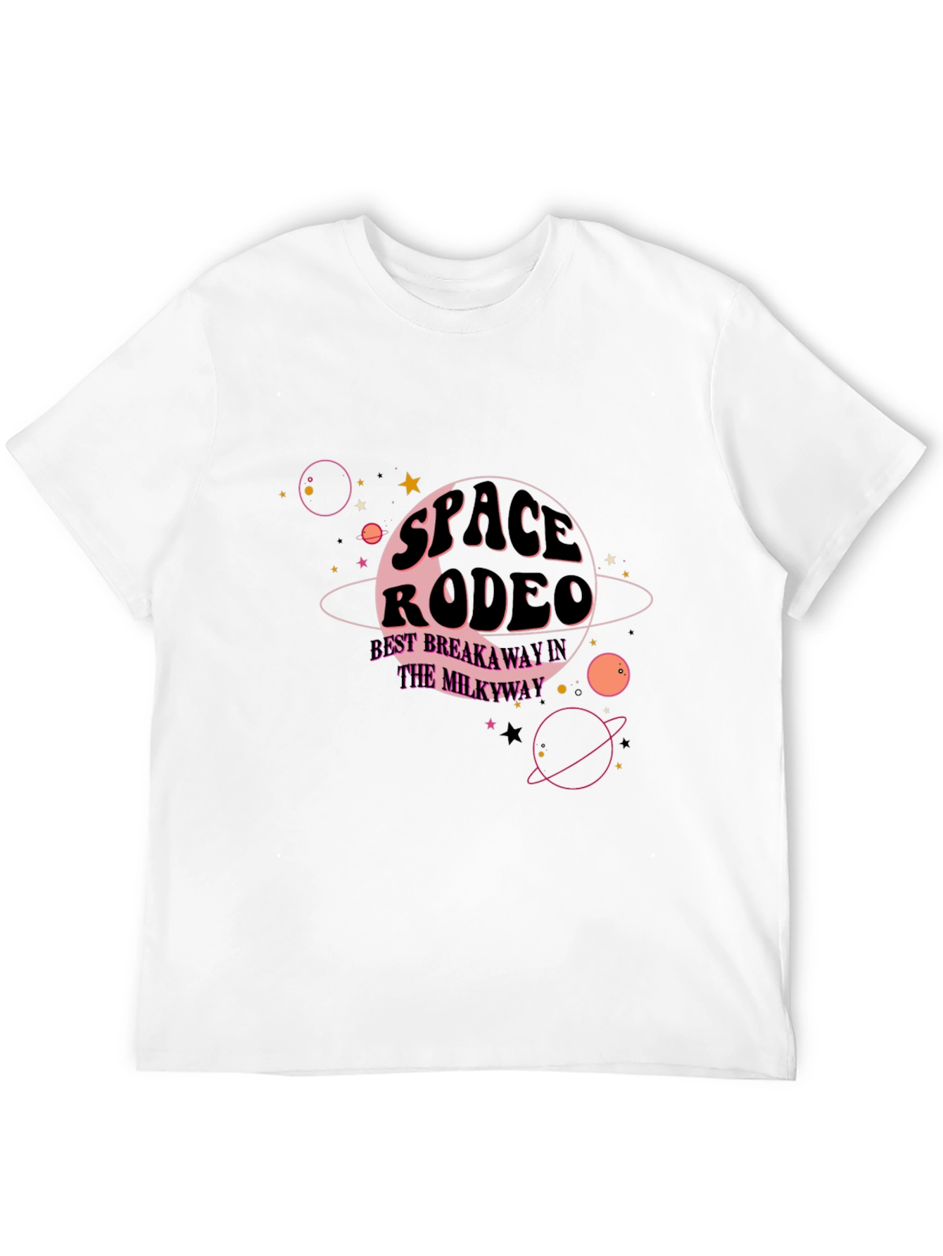 Space Rodeo Graphic Tee - Black Cotton Blend