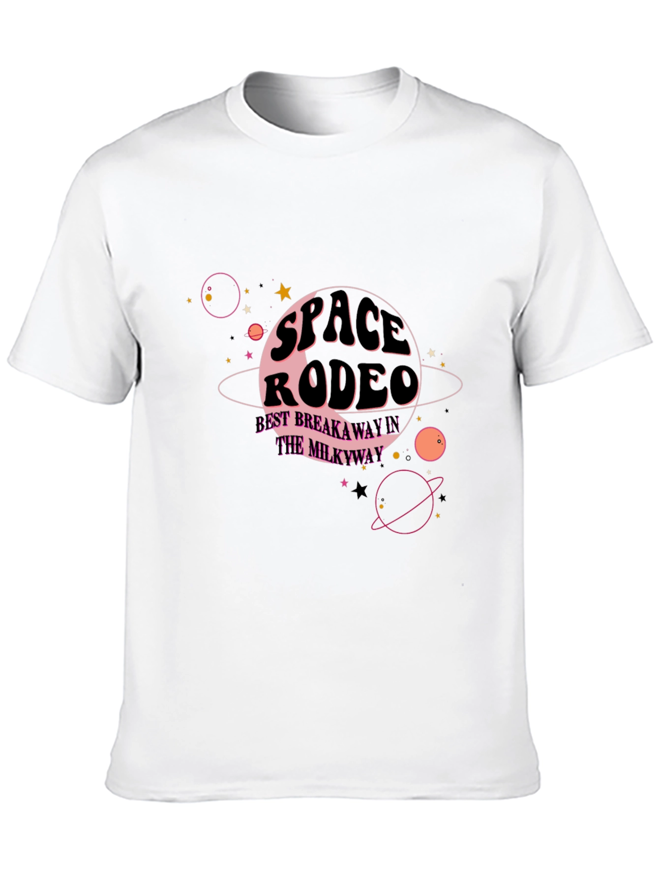 Space Rodeo Graphic Tee - Black Cotton Blend