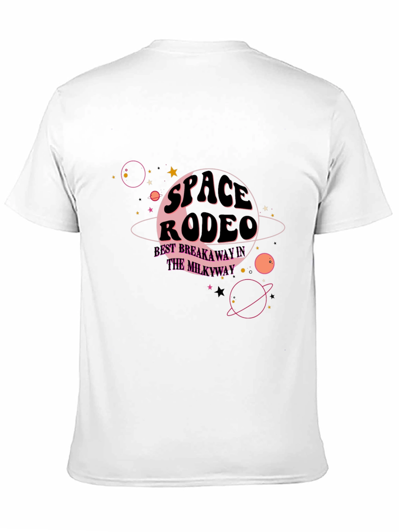Space Rodeo Graphic Tee - Black Cotton Blend