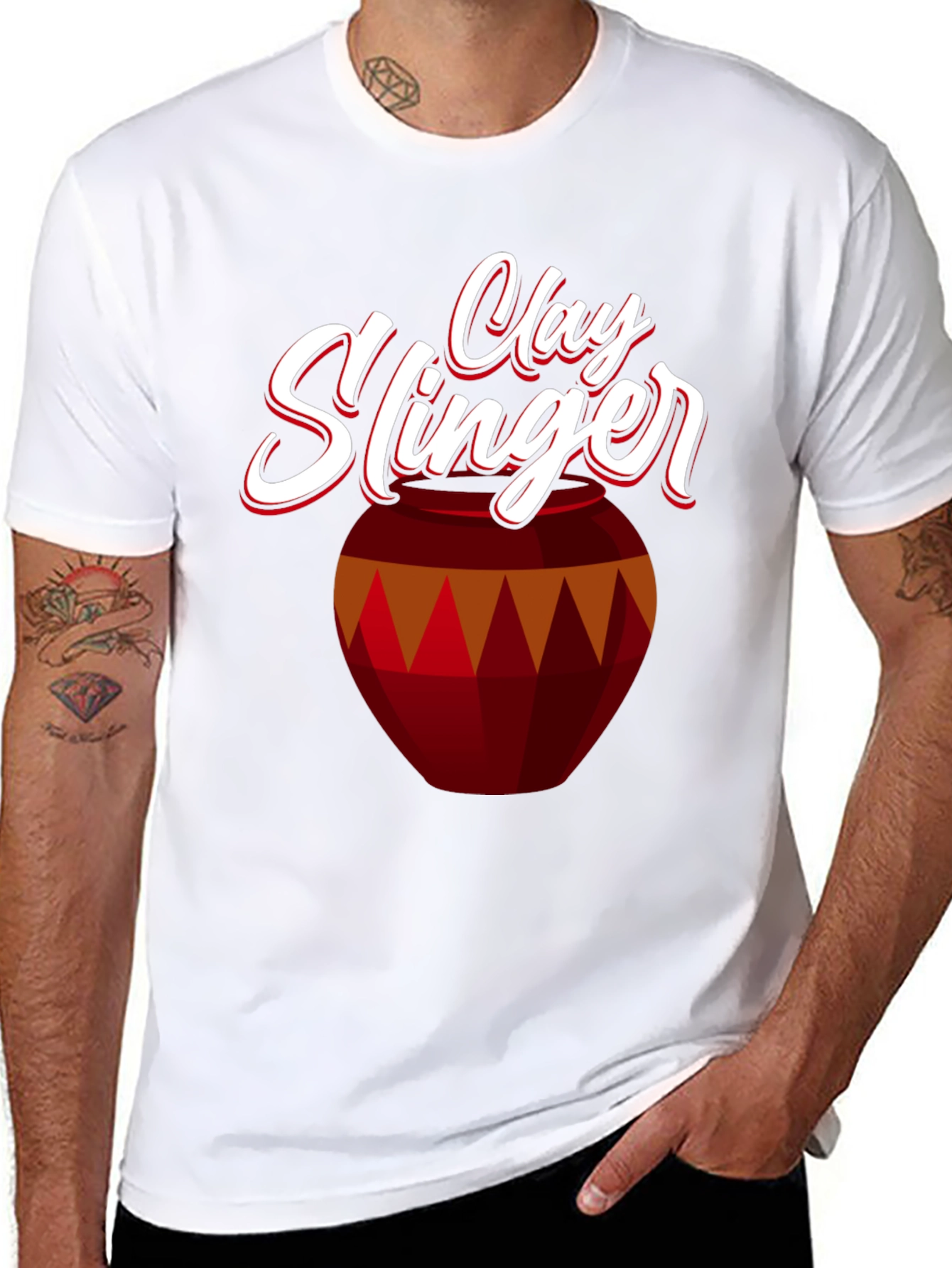 Clay Slinger Graphic Tee - Potters Shirt