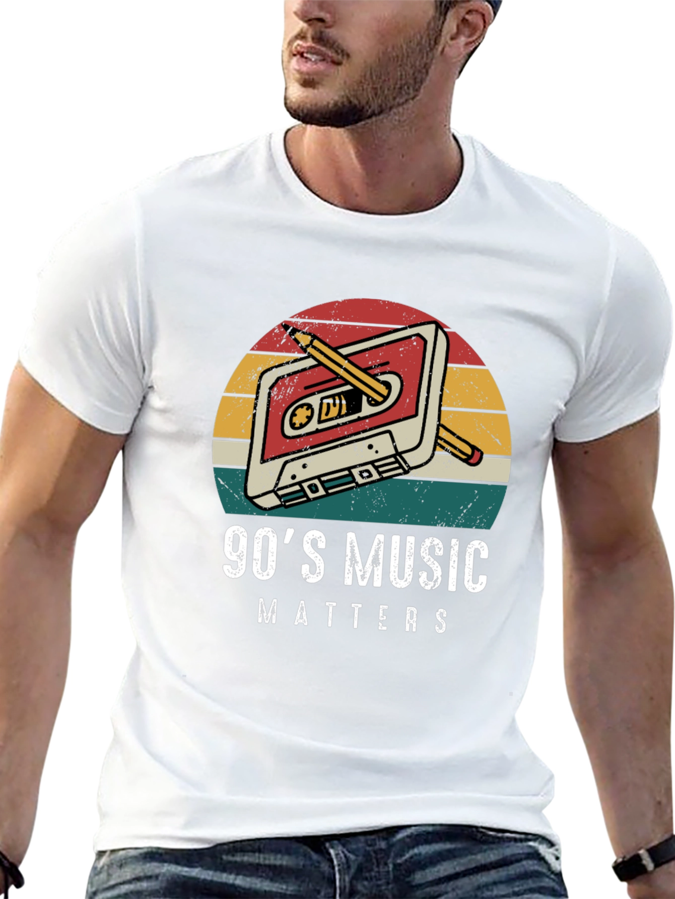 90s Music Matters Retro T-Shirt