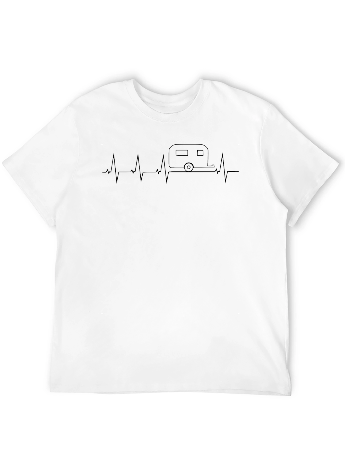 Camper Heartbeat T-Shirt - Adventure Ready Style