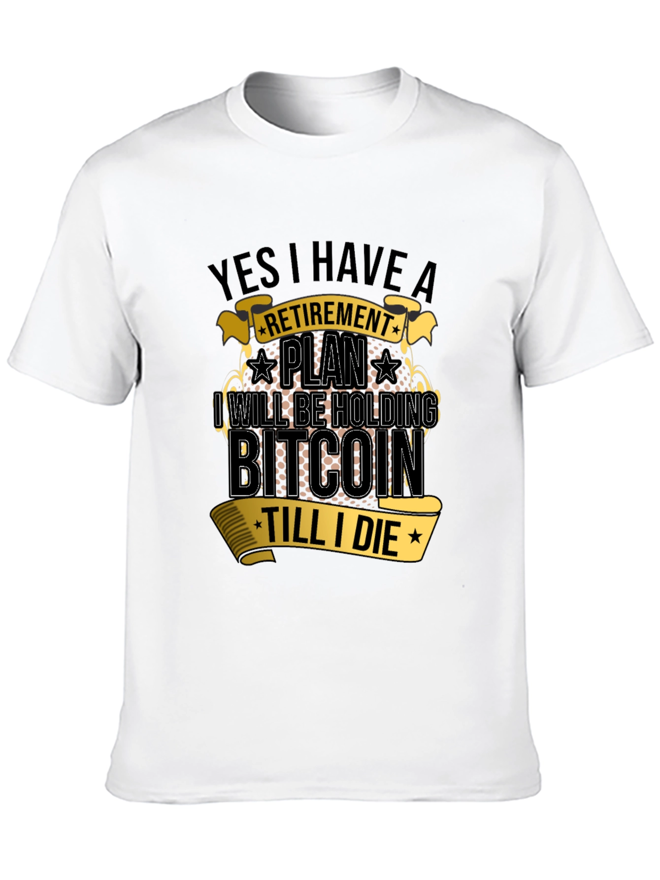 Bitcoin Retirement Plan Graphic Tee