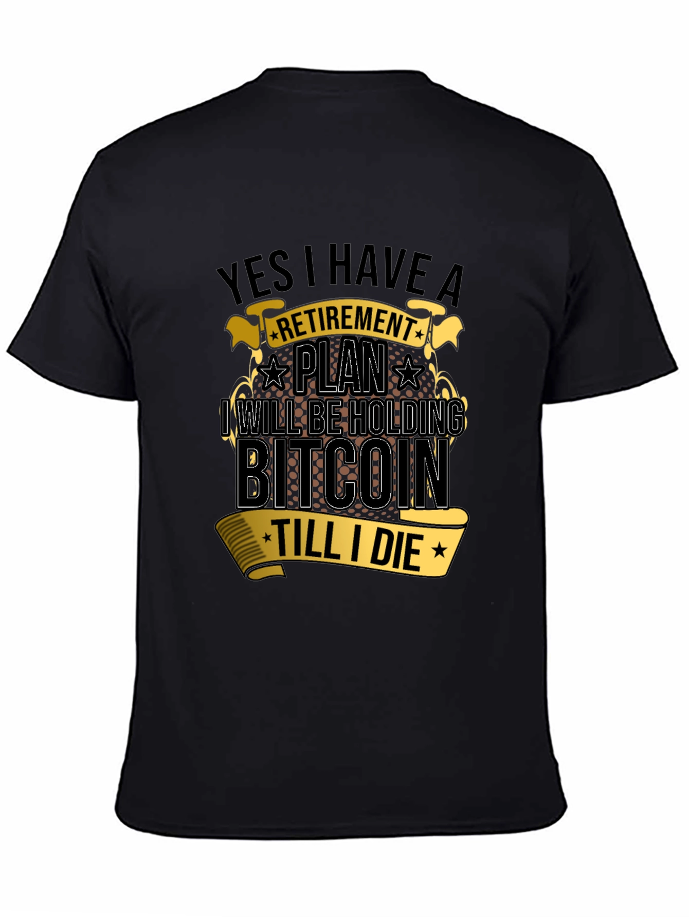 Bitcoin Retirement Plan Graphic Tee