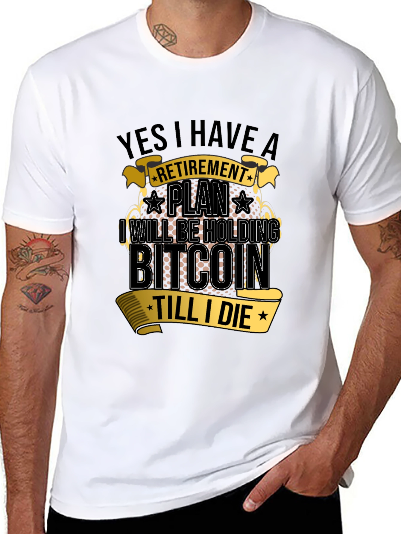 Bitcoin Retirement Plan Graphic Tee
